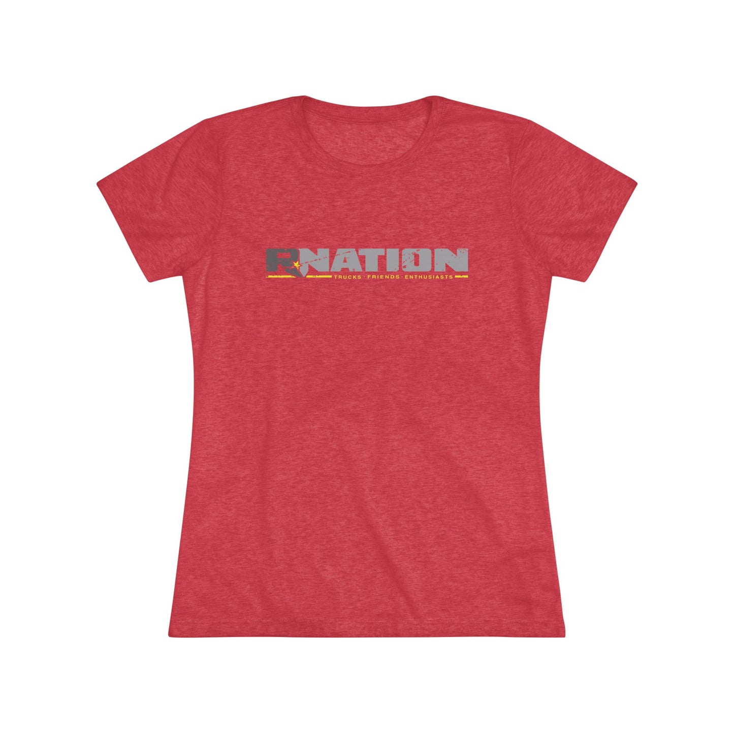 RNation Women’s Triblend Tee - Casual Chic, Daily Wear, Gift for Her, Trendy Graphic Tee, Fitness Fashion, Summer Essential