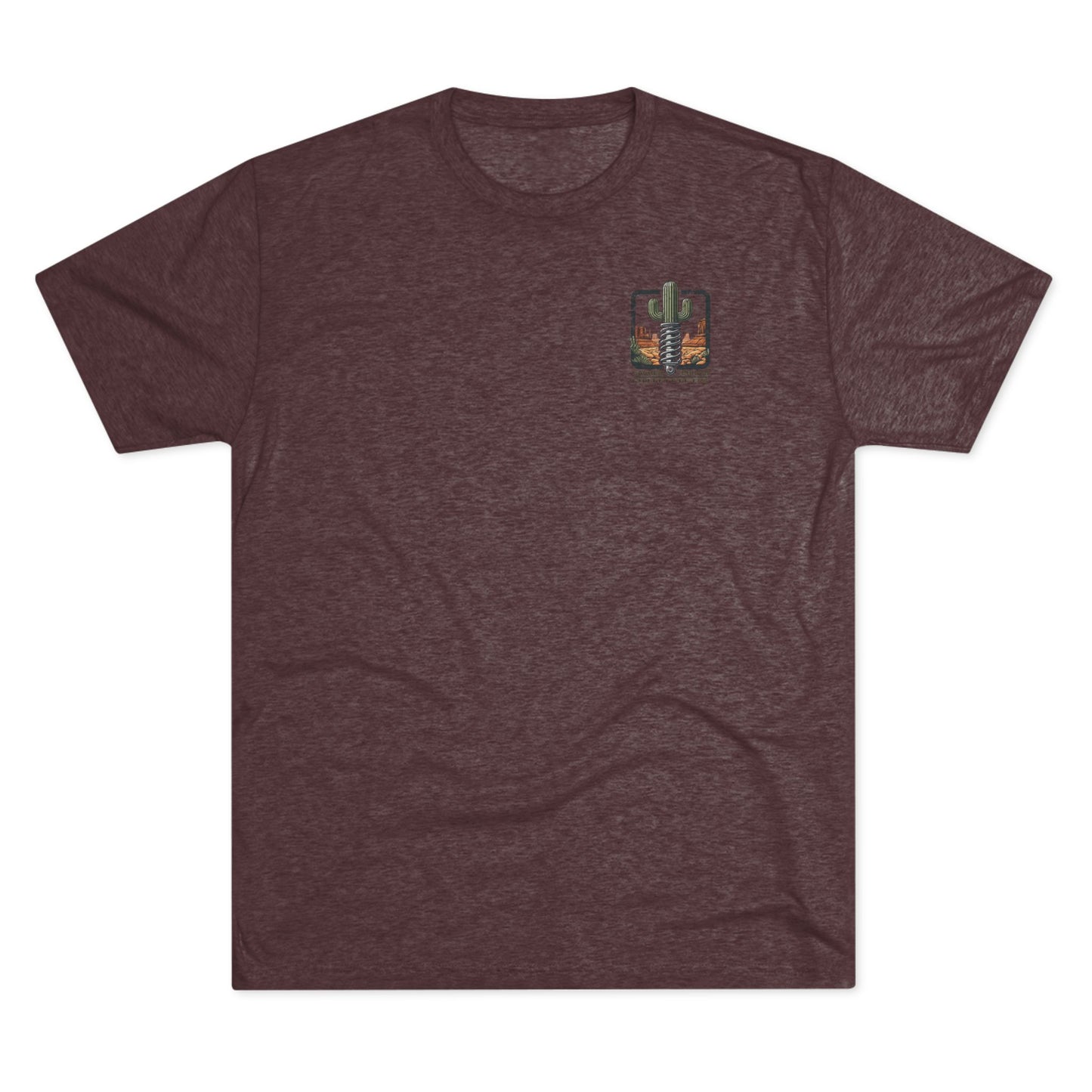 The Sacred Terrain OG Distressed – Unisex Tri-Blend Crew Shirt, Casual Wear, Nature Lover Gift, Summer Outfit, Adventure Apparel