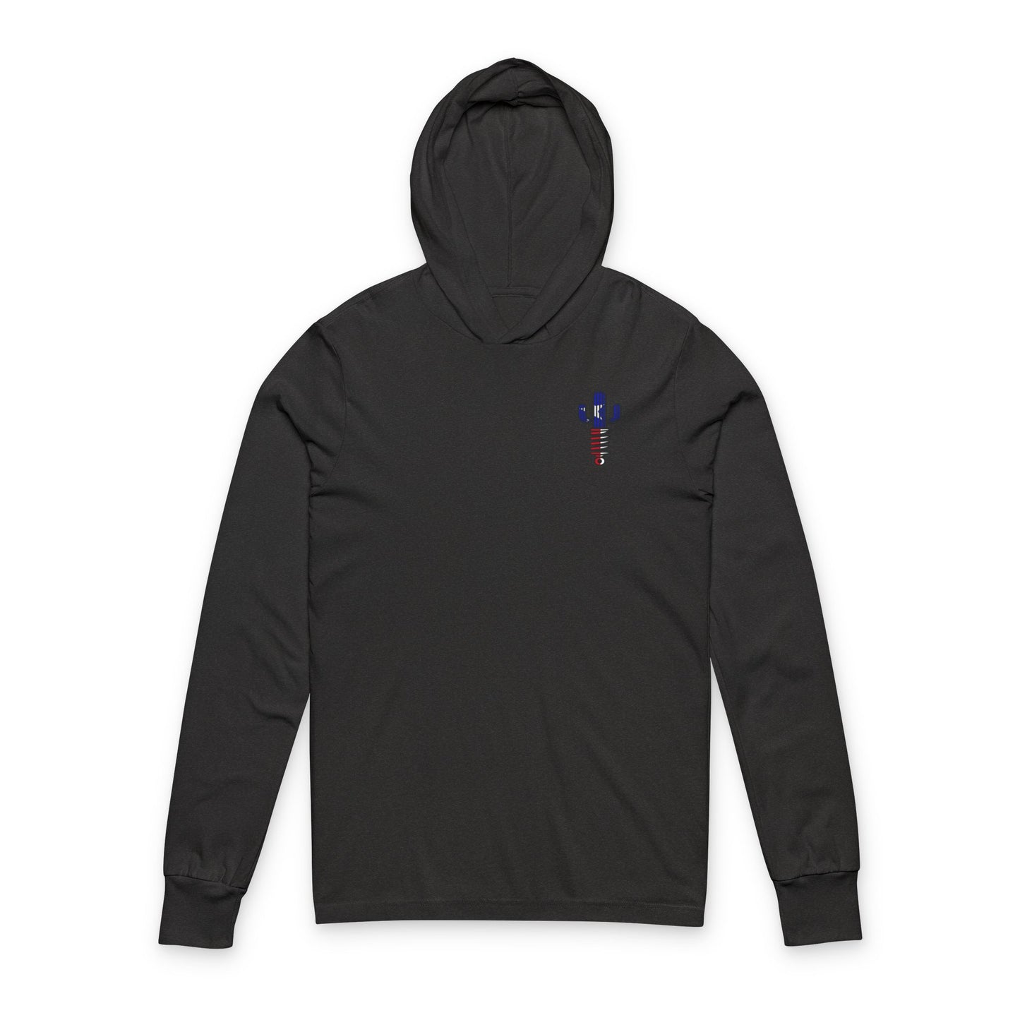 Texas KWB License Plate Hooded Long Sleeve Tee