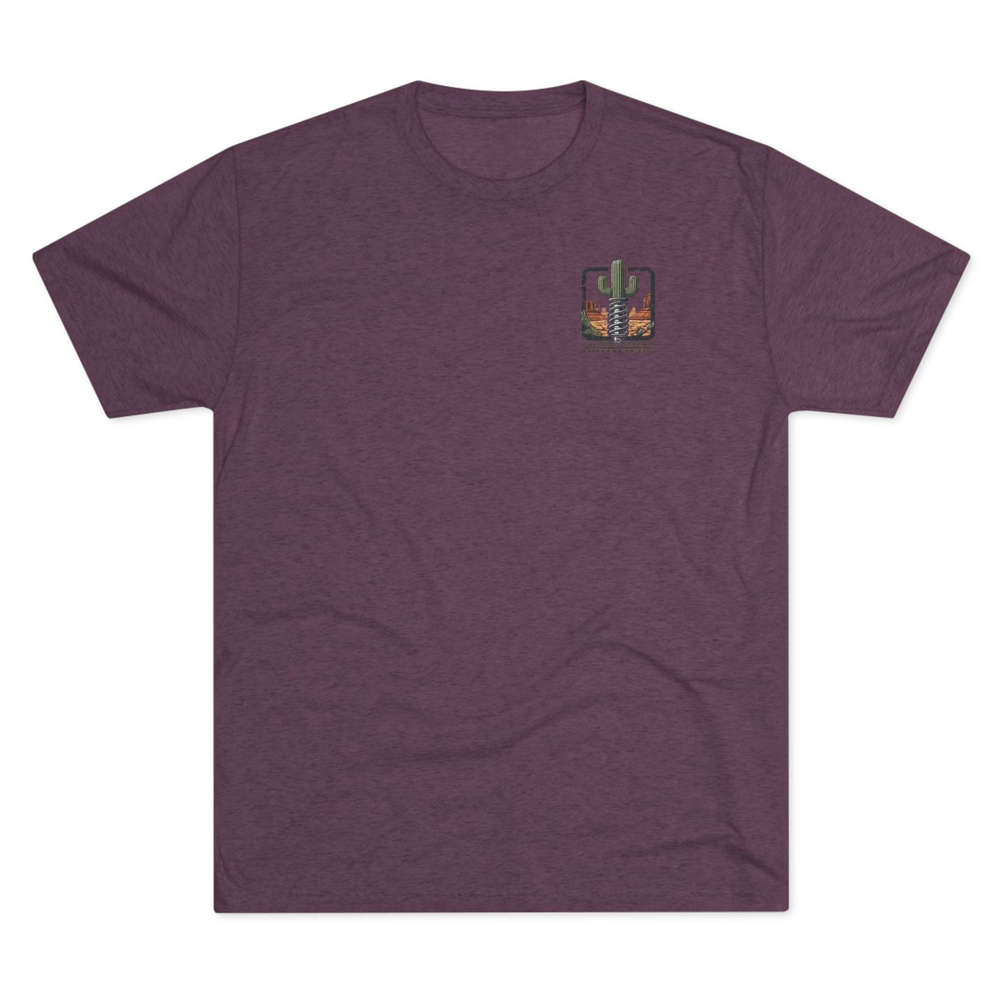 The Sacred Terrain OG Distressed – Unisex Tri-Blend Crew Shirt, Casual Wear, Nature Lover Gift, Summer Outfit, Adventure Apparel