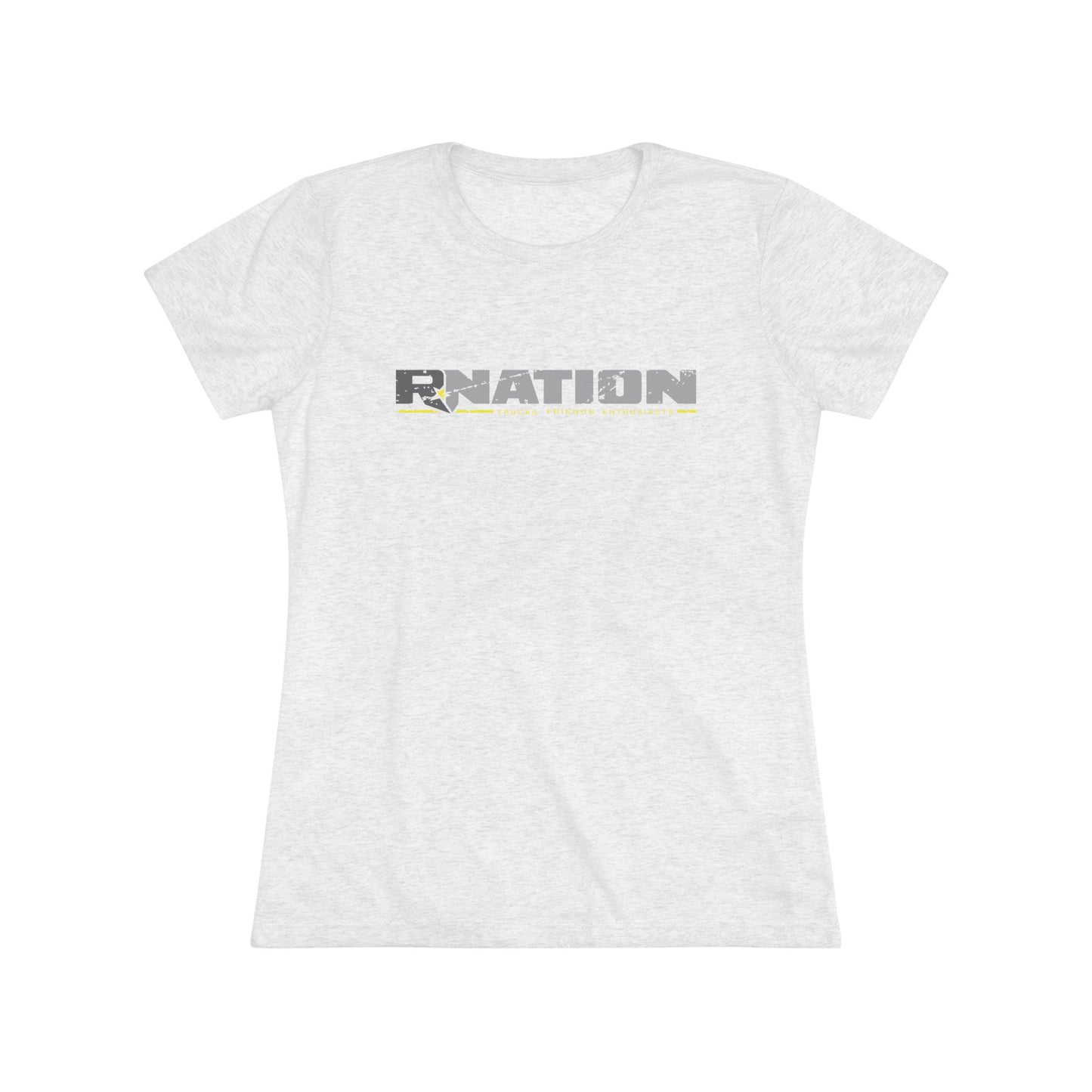 RNation Women’s Triblend Tee - Casual Chic, Daily Wear, Gift for Her, Trendy Graphic Tee, Fitness Fashion, Summer Essential