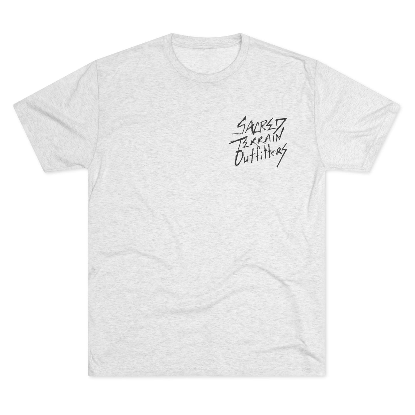 Cactus Crest Distressed Men's Fitted T-Shirt