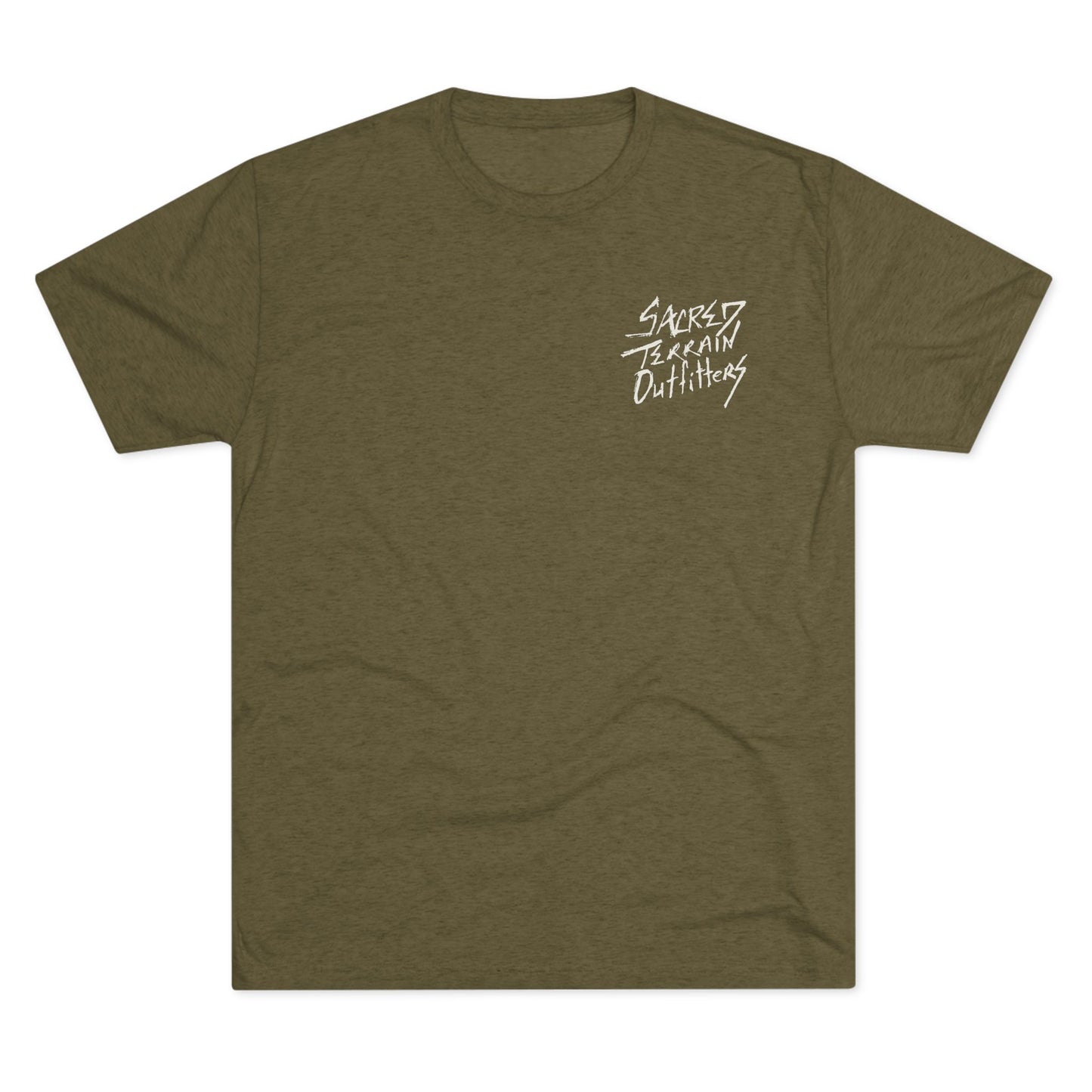 Sacred Saguaro Distressed Patch Fitted Men's Tee
