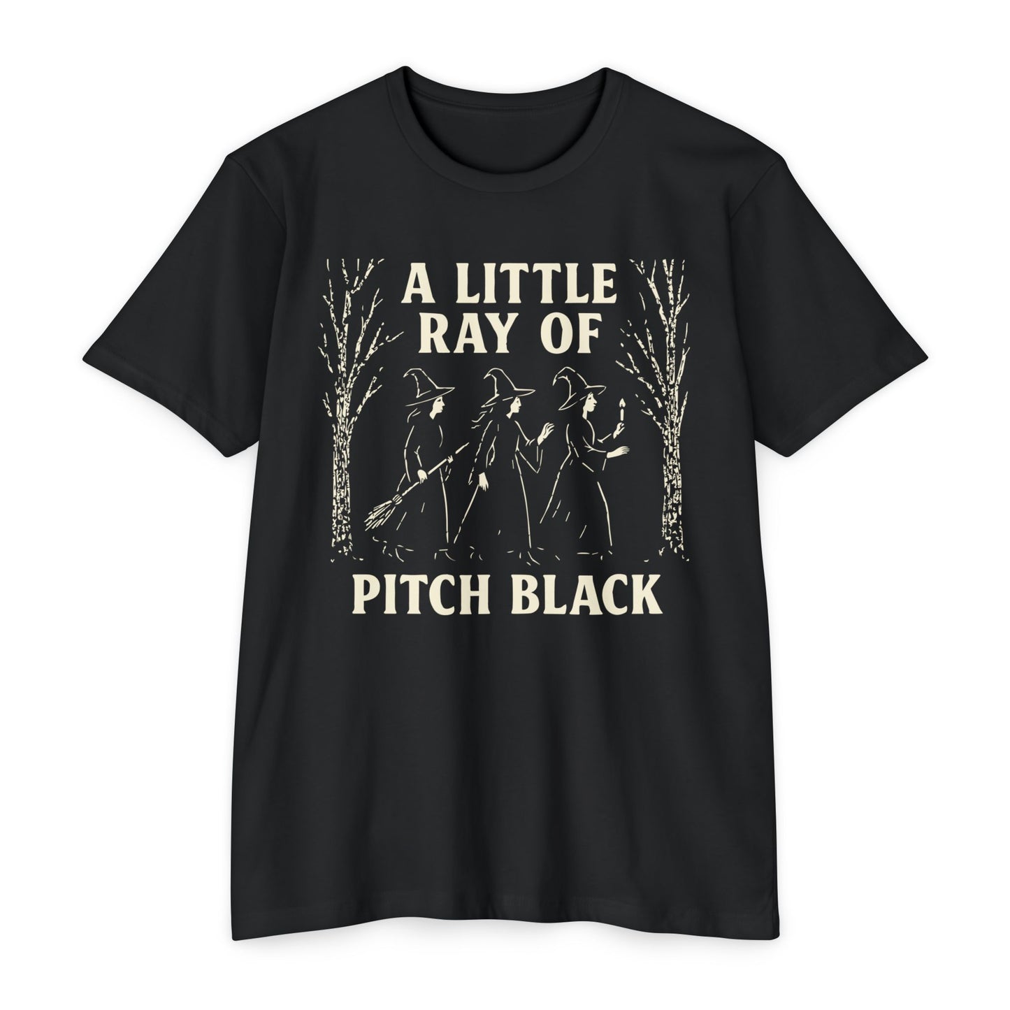 Witchy Vibes Unisex T-Shirt, Spooky Apparel, Halloween Shirt, Magical Gift, Autumn Fashion