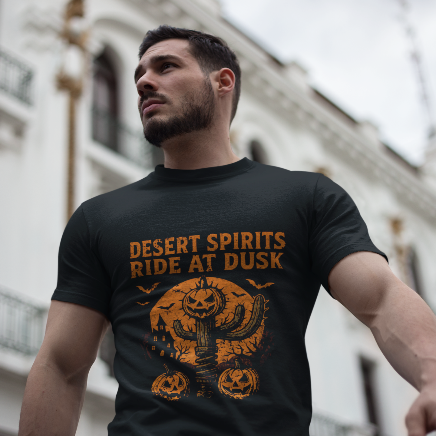Halloween Desert Spirits Saguaro T-Shirt