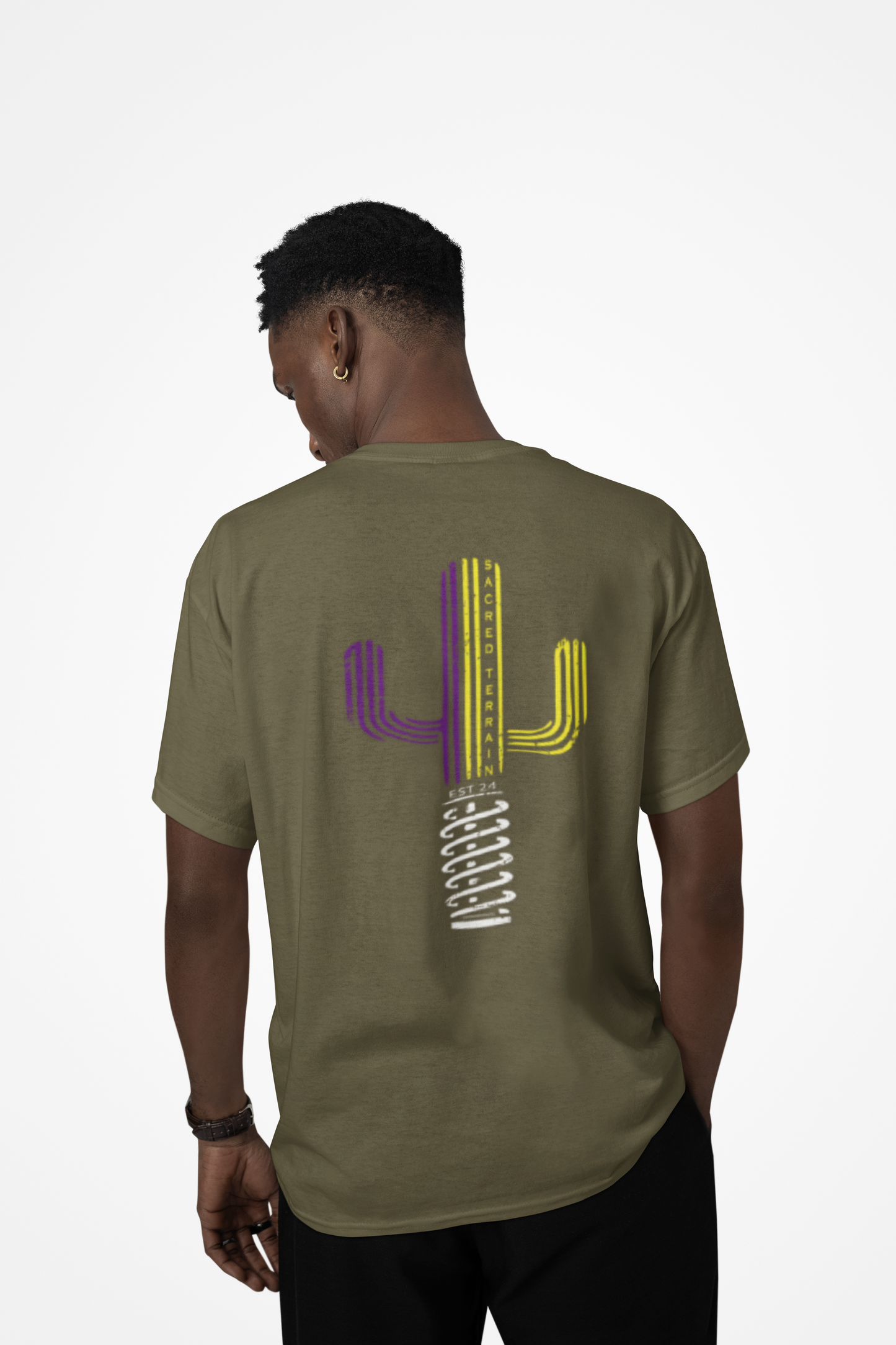 Bayou Saguaro Mens Fitted Tee