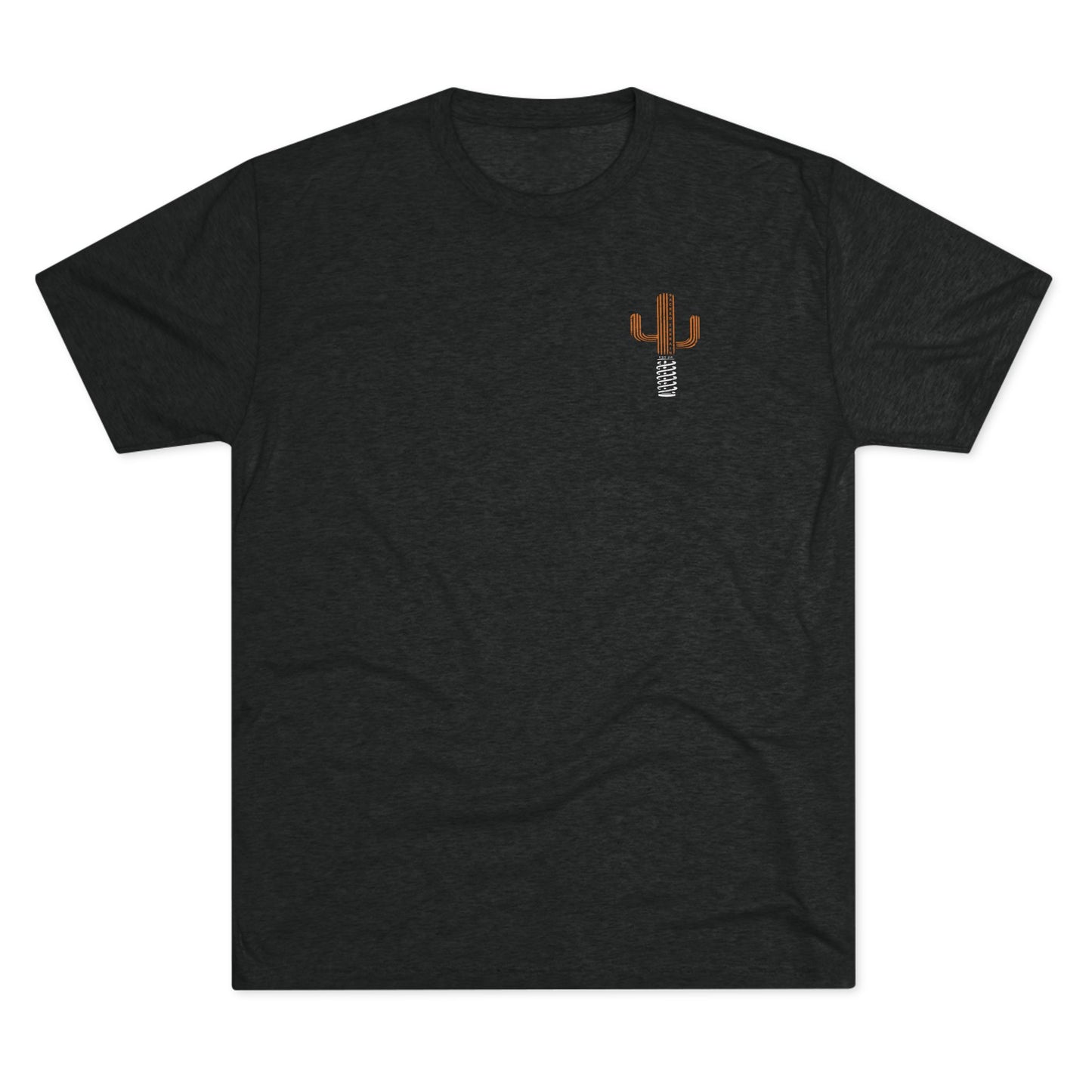 Championship Orange Saguaro Mens Fitted Tee