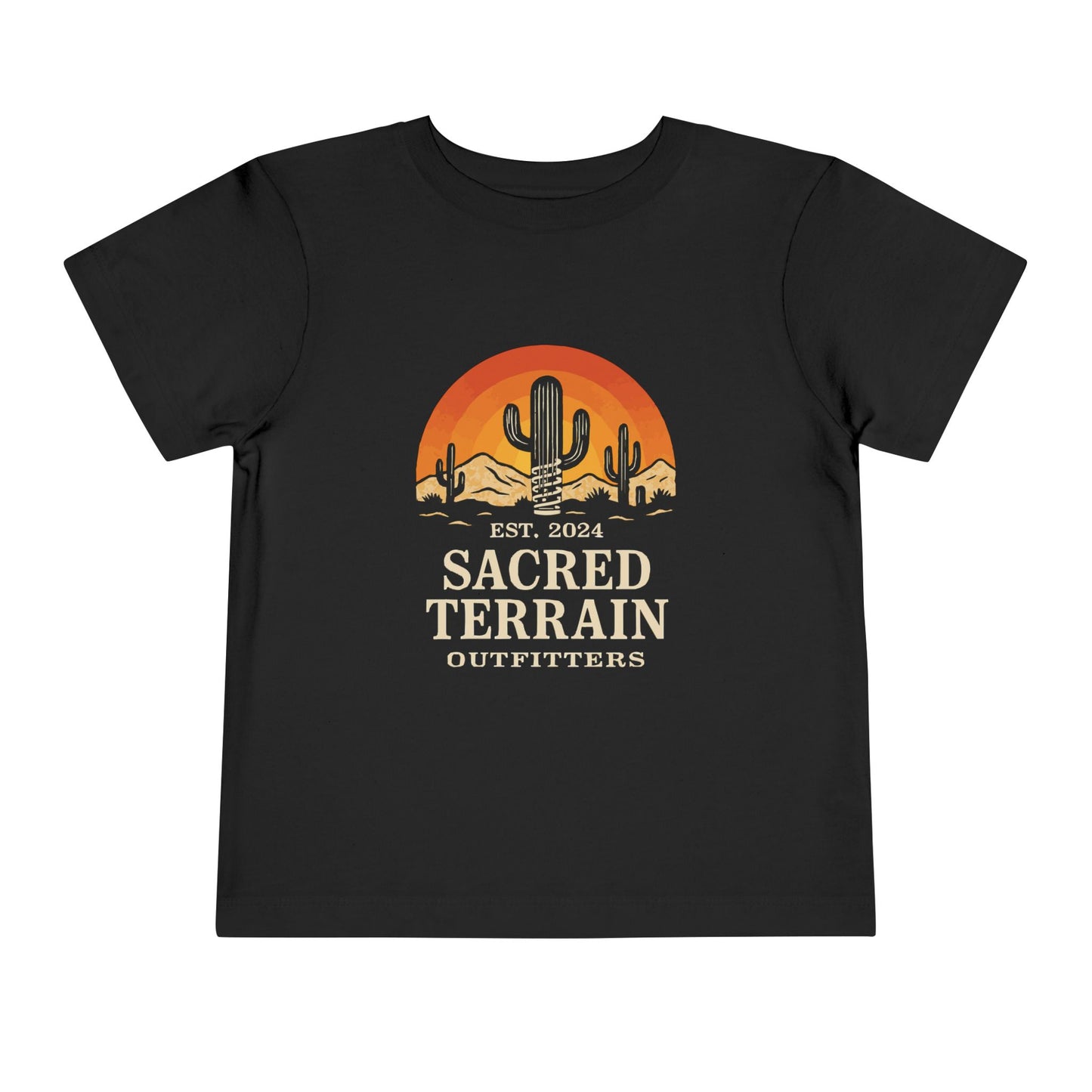 Distressed Toddler Tee - Sacred Saguaro Design