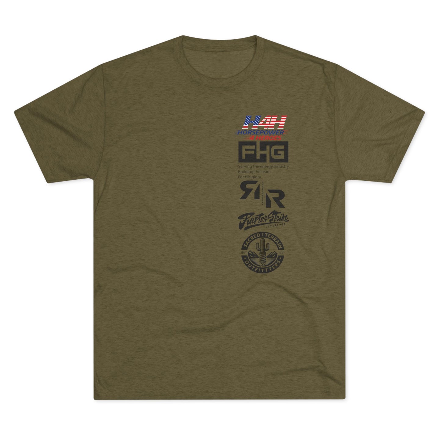 Cactus Print Tee - Horsepower 4 Heroes Benefit