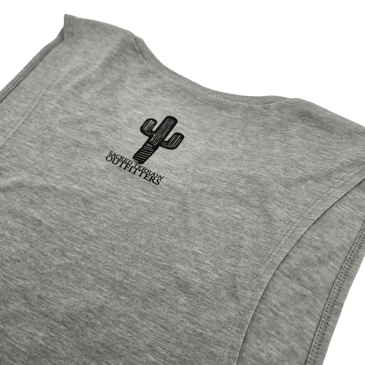Bison Bloom Grey Tank