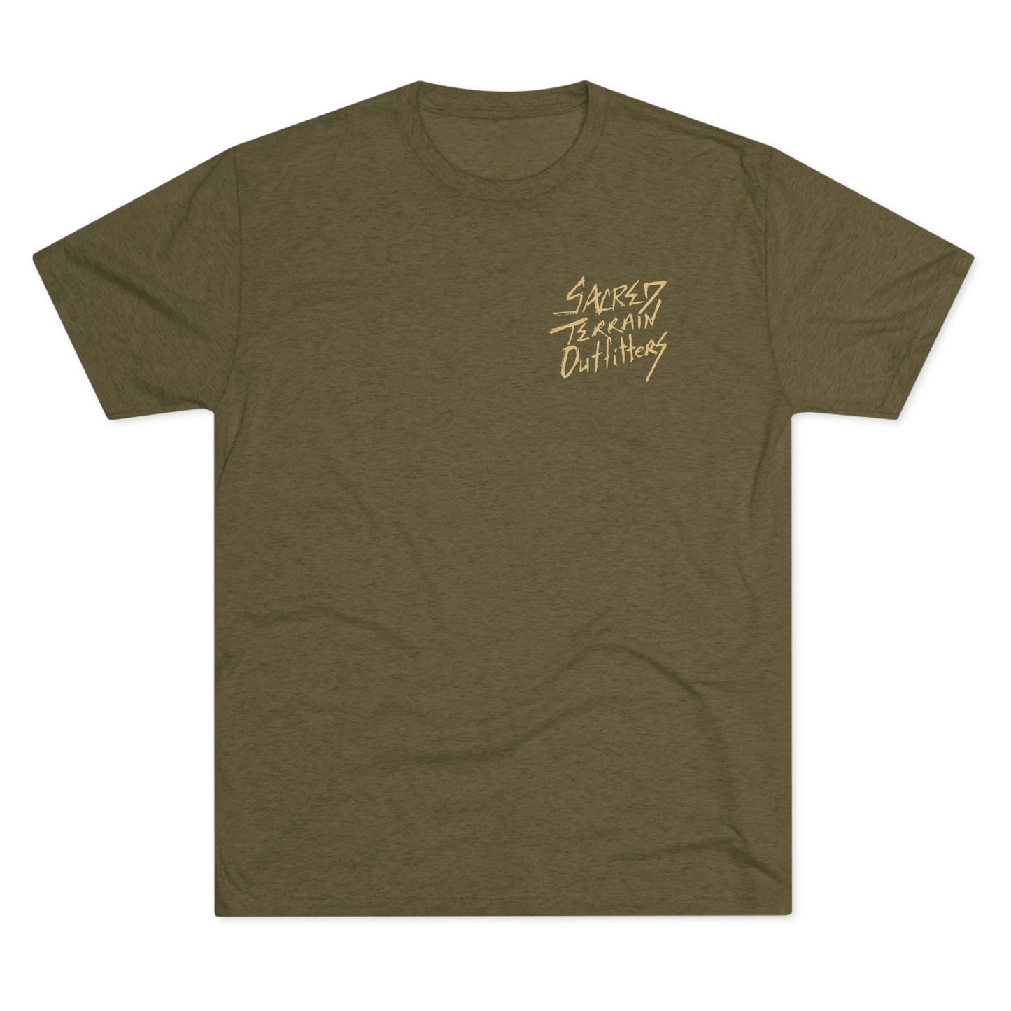 Sacred Saguaro Distressed Patch Fitted Men's Tee