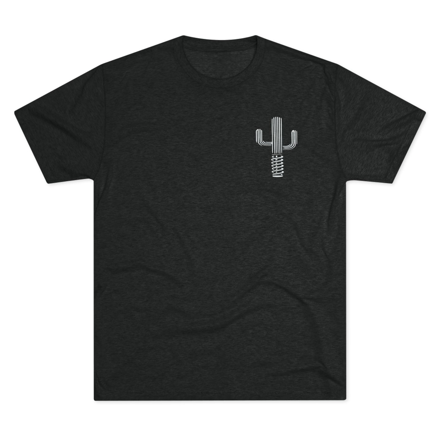 Championship Orange Saguaro Mens Fitted Tee