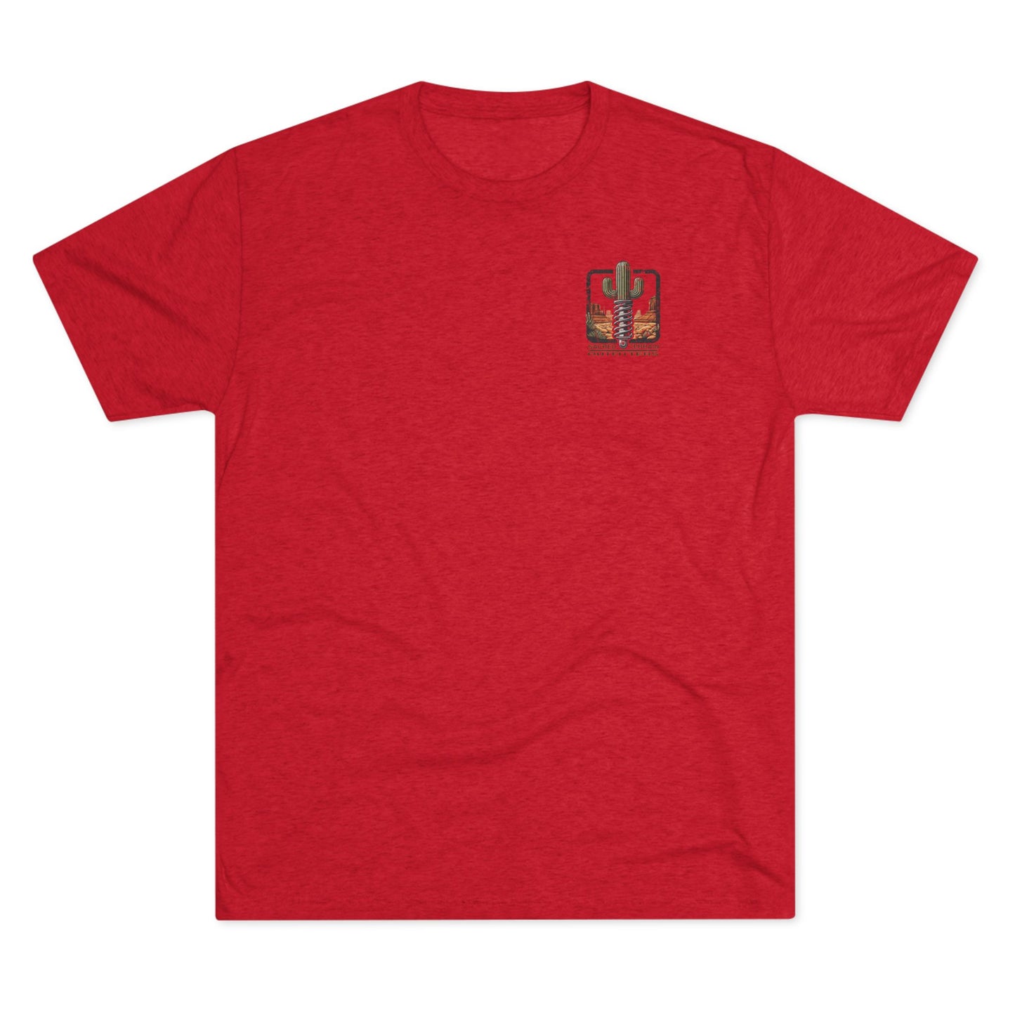 The Sacred Terrain OG Distressed – Unisex Tri-Blend Crew Shirt, Casual Wear, Nature Lover Gift, Summer Outfit, Adventure Apparel