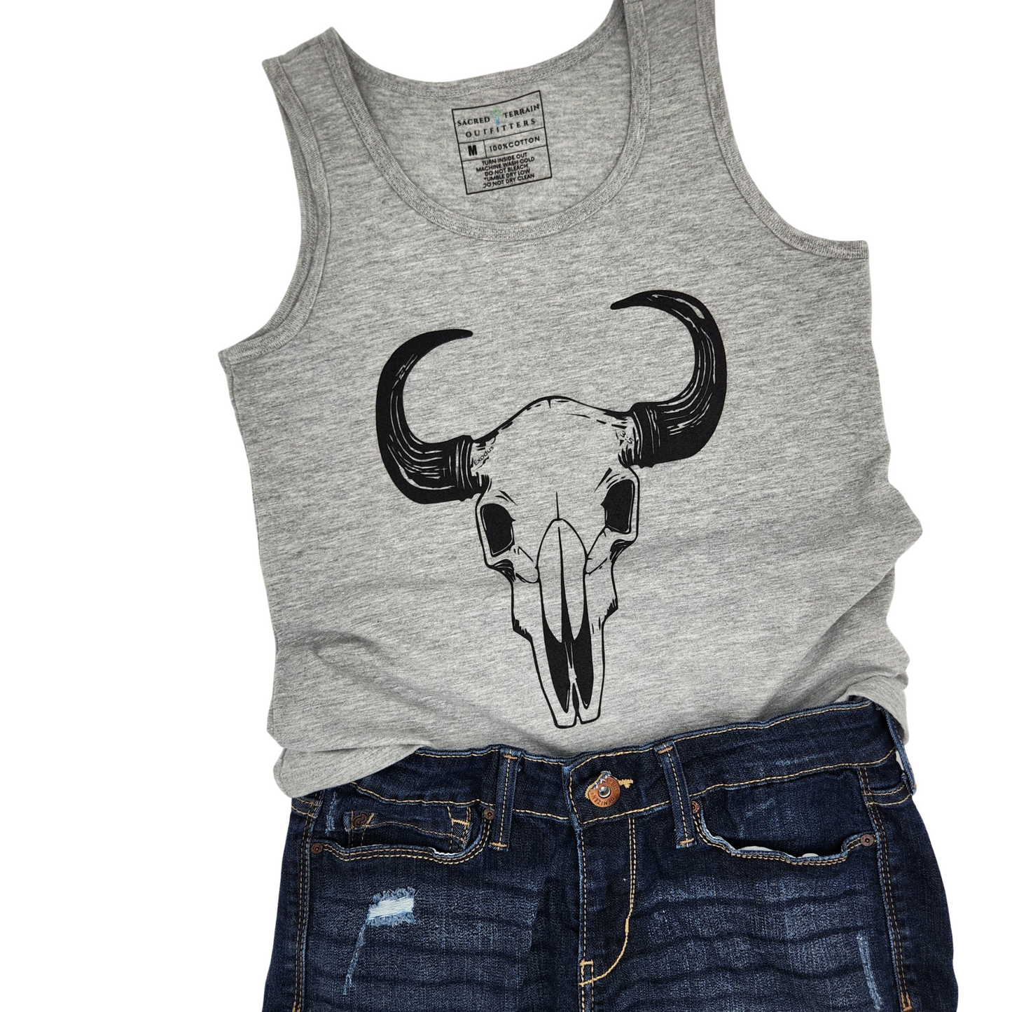 Bison Bloom Youth Tank Top