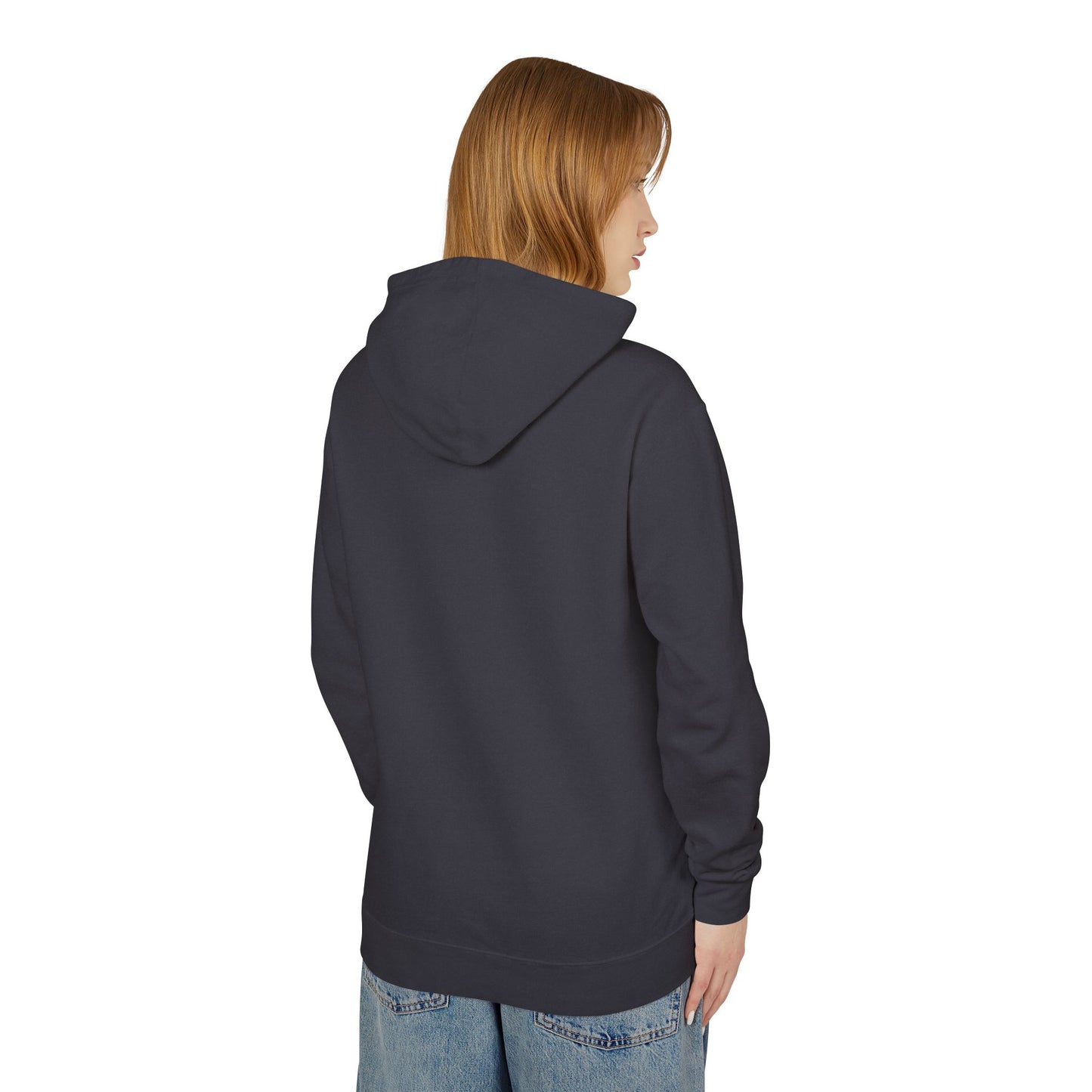 A Little Ray of Pitch Black Hoodie, Unisex Lightweight Hooded Sweatshirt, Cozy Gift, Casual Wear, Fall Fashion, Daily Relaxation