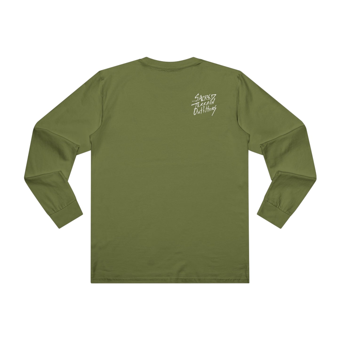 Freedom Cross | Sacred Terrain Outfitters | Men's Long-sleeved Tee, Stylish Base Layer, Casual Wear, Gift for Him, Unisex Fashion, Graphic Tee