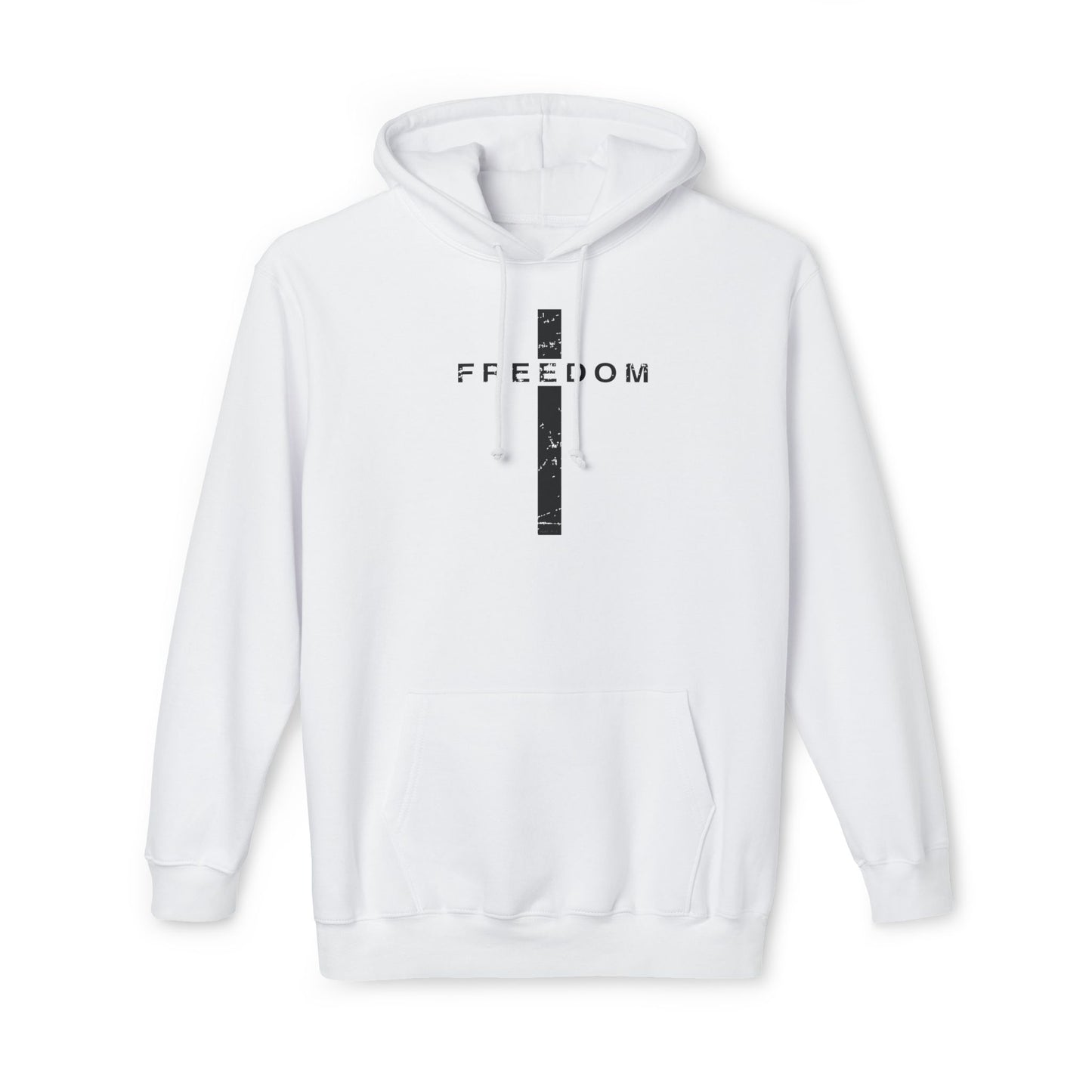 Freedom Cross Sacred Terrain Unisex Hooded Sweatshirt Made In USA