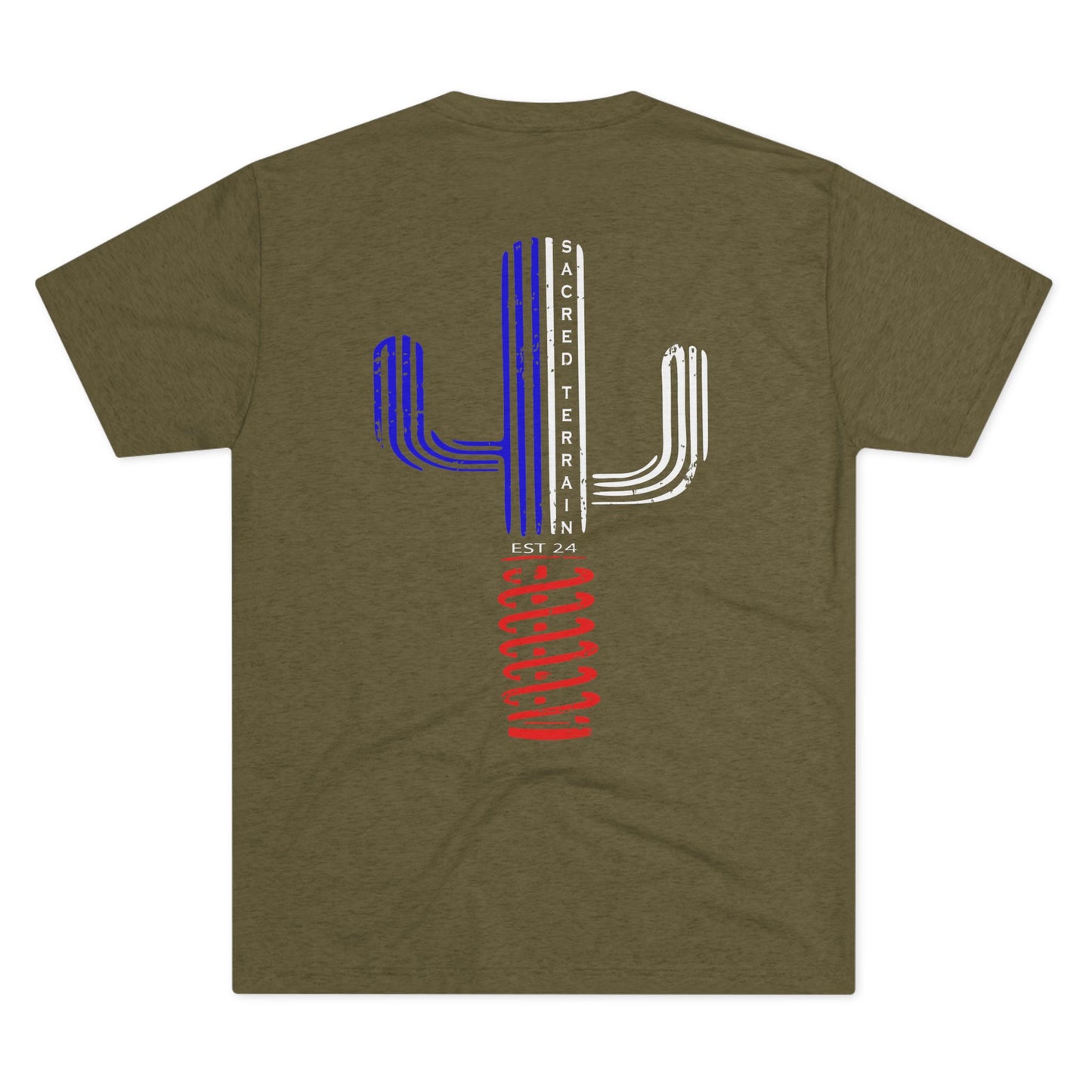 Red, White and Blue Sacred Saguaro