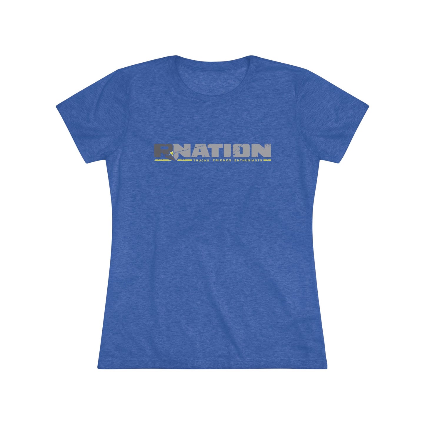 RNation Women’s Triblend Tee - Casual Chic, Daily Wear, Gift for Her, Trendy Graphic Tee, Fitness Fashion, Summer Essential