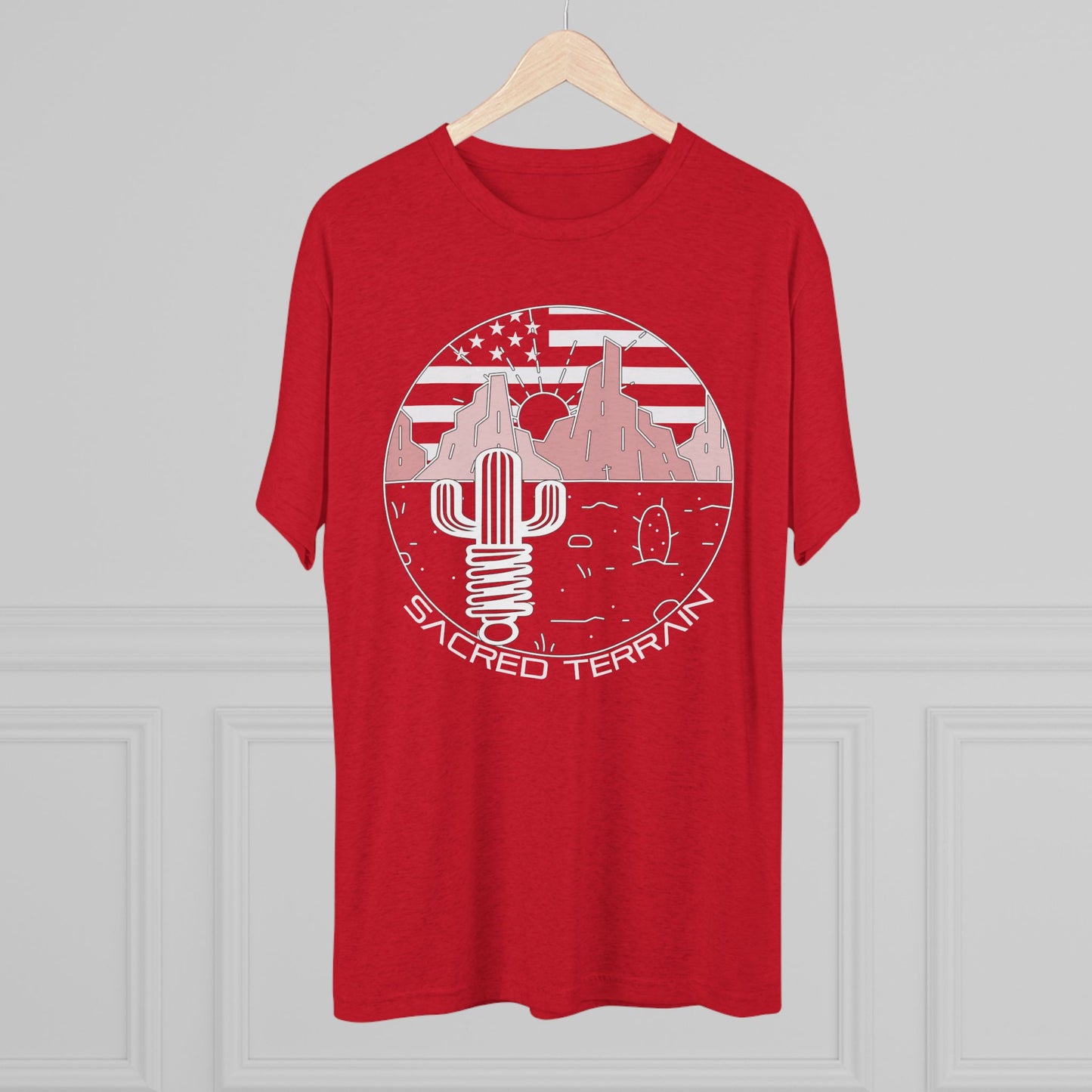 Summer Saguaro — Cactus & American Flag Design