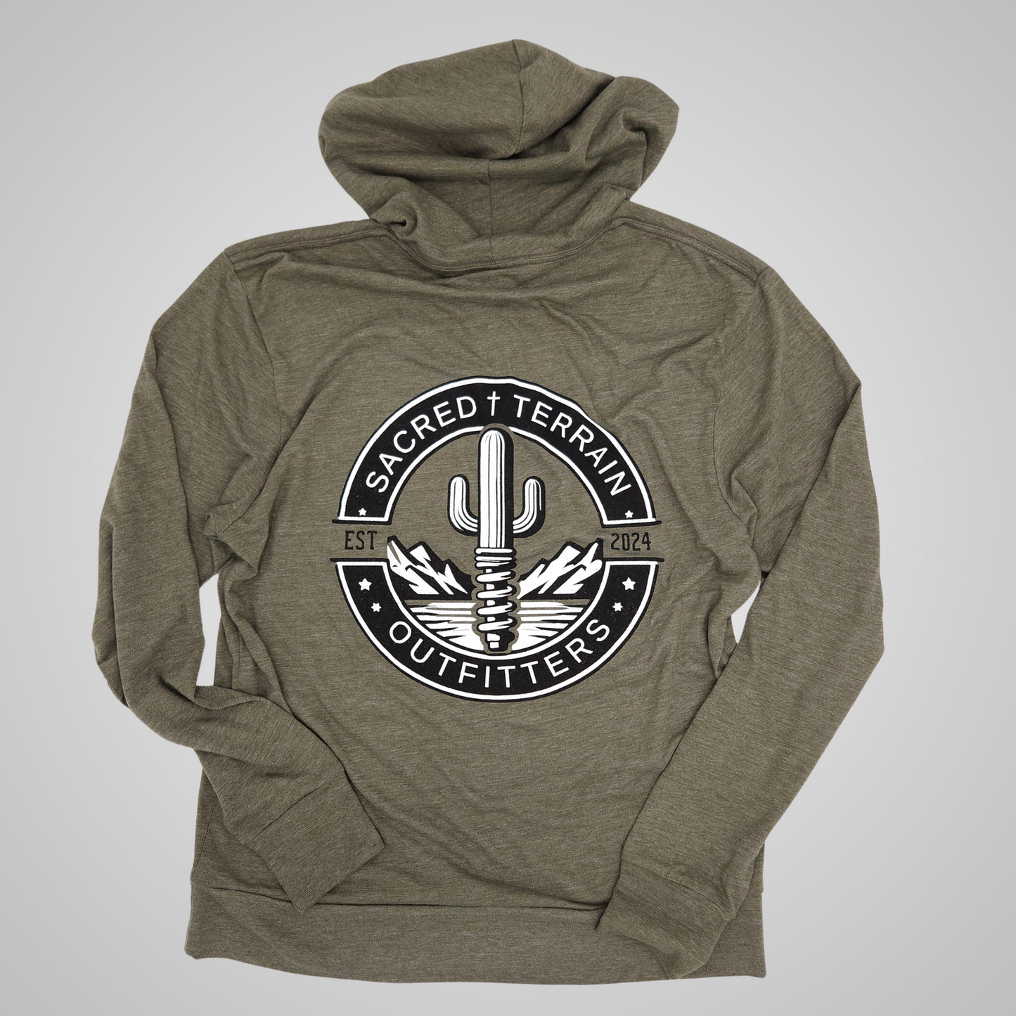 Cactus Crest Hooded T-Shirt