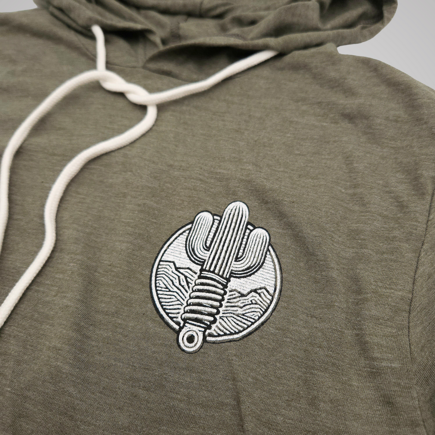 Cactus Crest Hooded T-Shirt