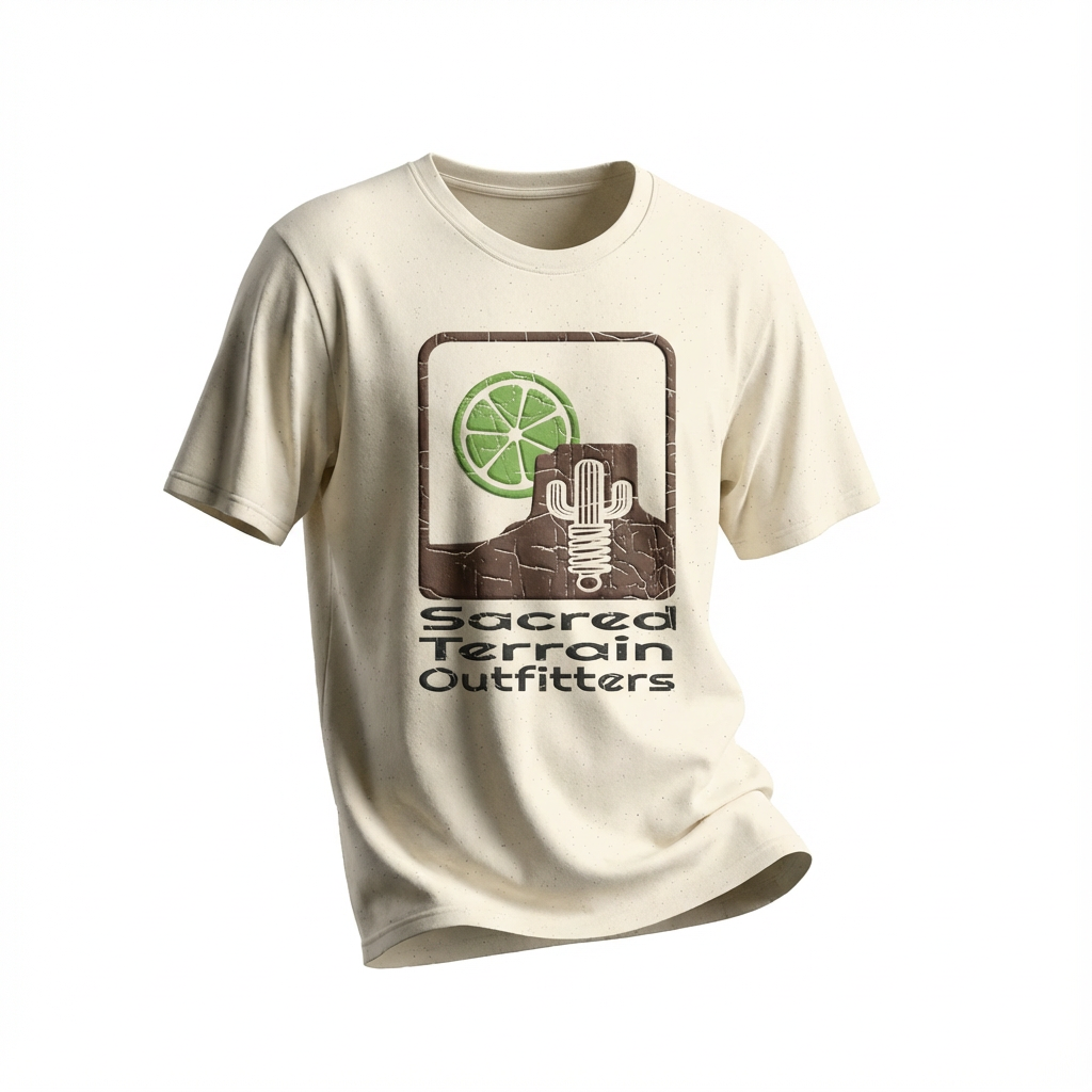 Lime Sunrise — Sacred Terrain Outfitters Graphic Tee