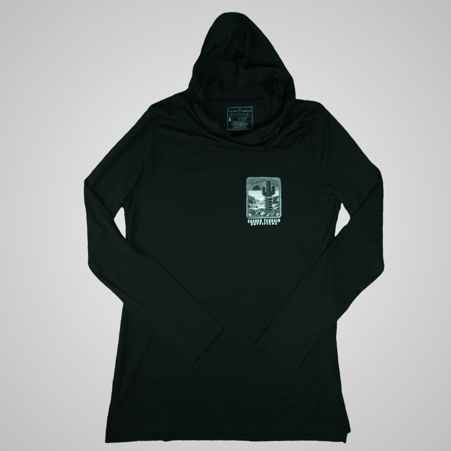 Ladies - Sacred Saguaro Cowl Hooded T-Shirt