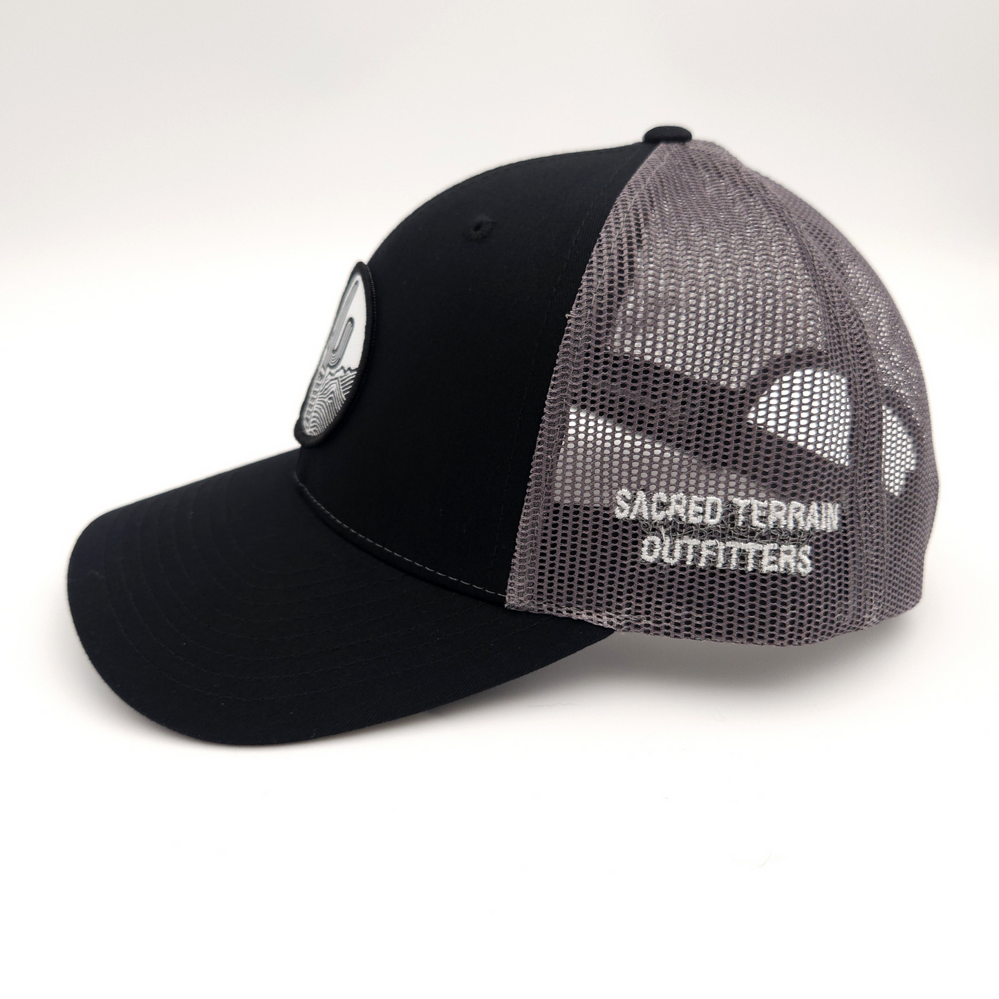 Sacred Stitches 115 Low Pro Trucker Hat - Richardson Cap with Woven Patch