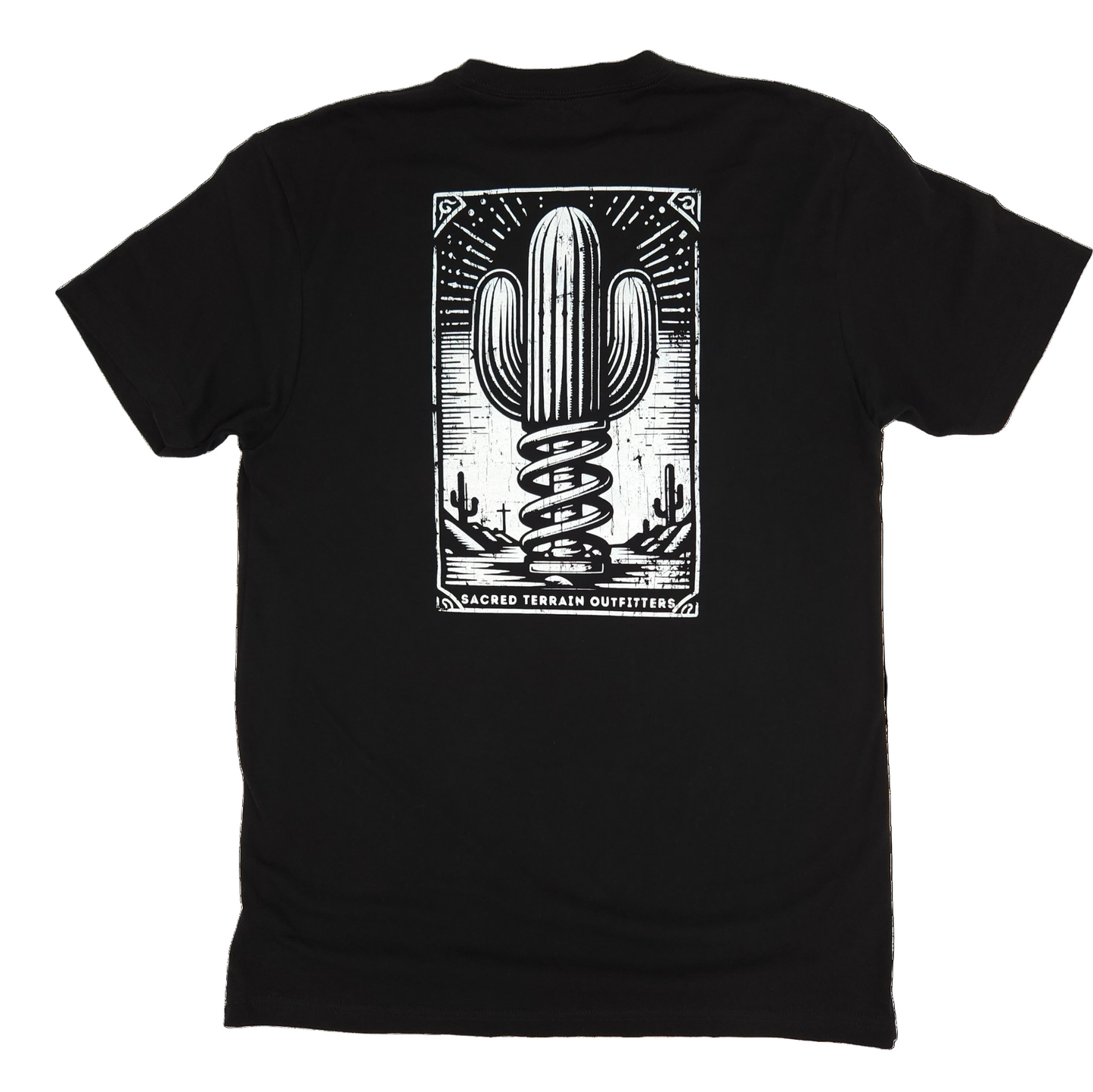 Coil-Over Black Men's T-Shirt