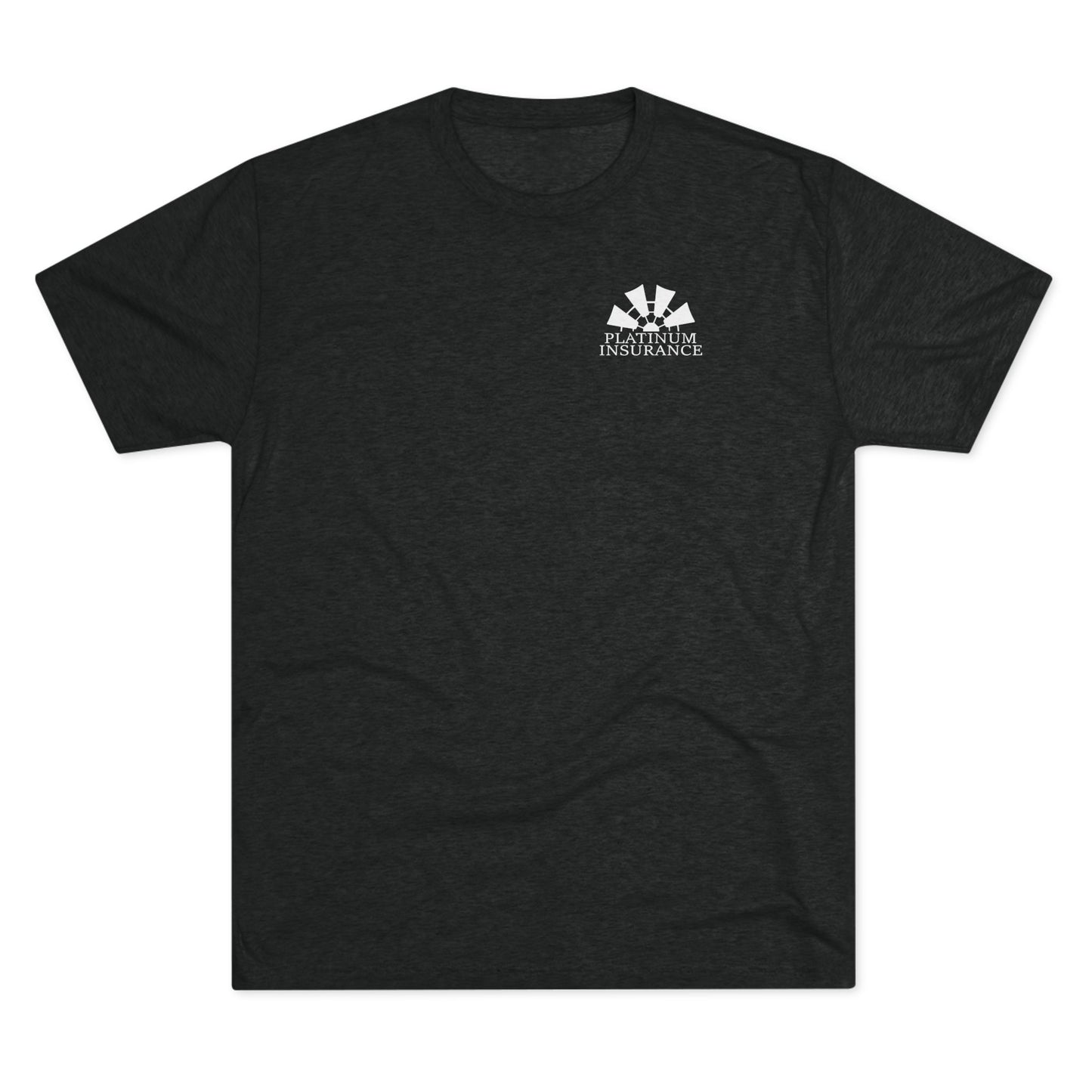 Platinum Insurance Logo Tee — Corporate Branded Crew Shirt