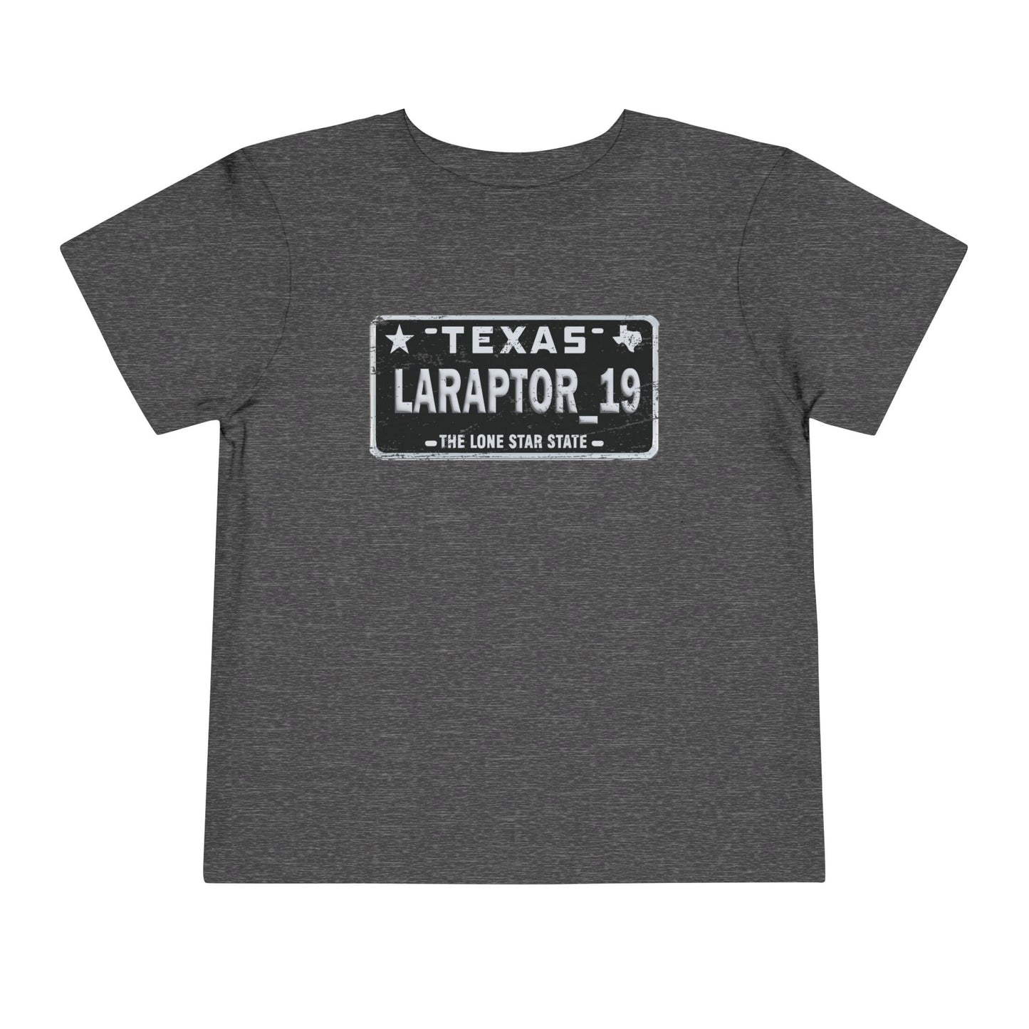 Toddler Tee - 'Texas Raptor 19' License Plate Design