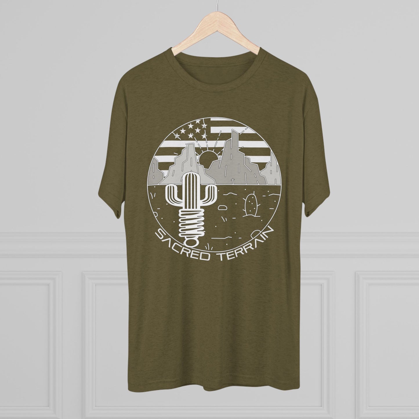 Summer Saguaro — Cactus & American Flag Design