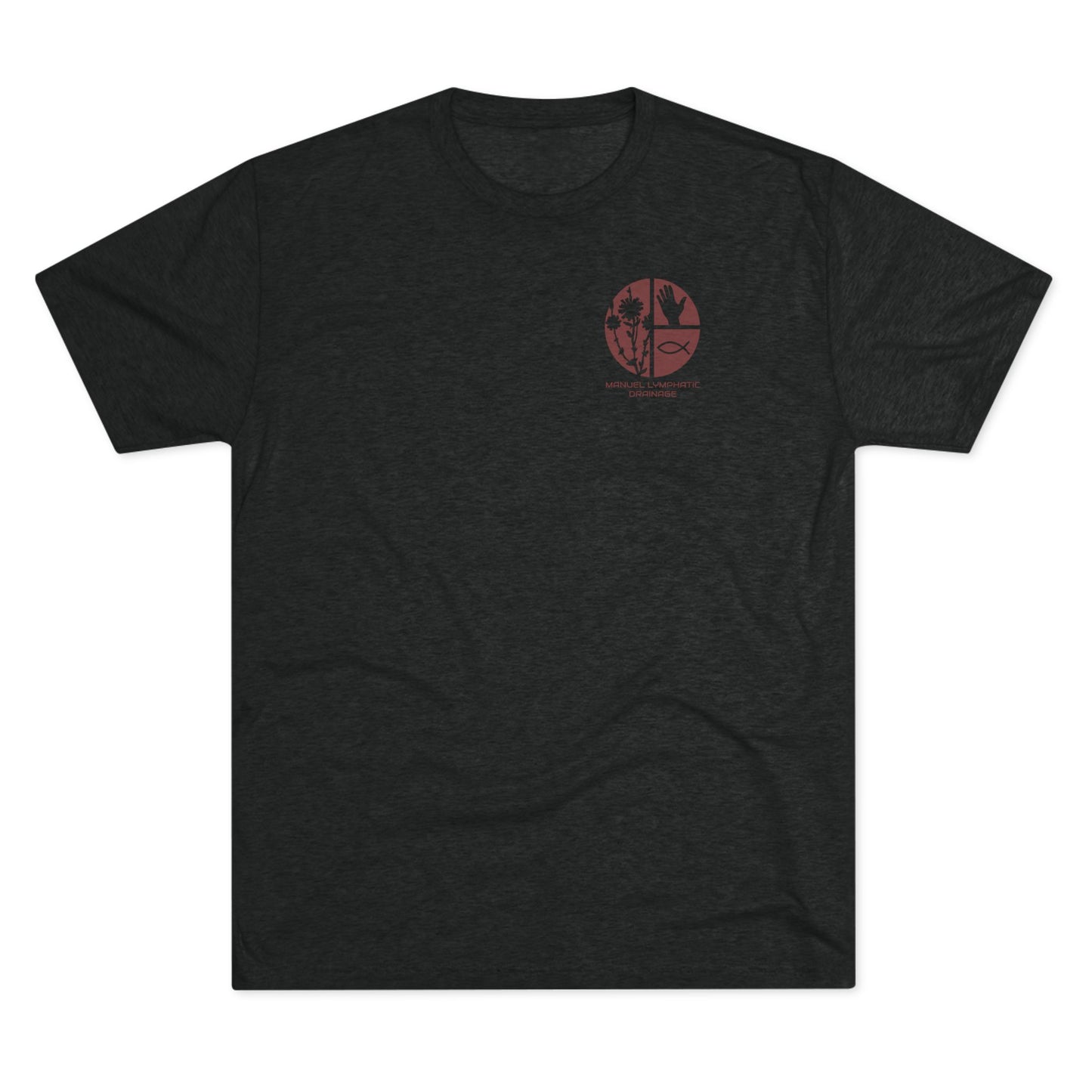 Crew Tee — Manuel Lymphatic Drainage Graphic T‑Shirt