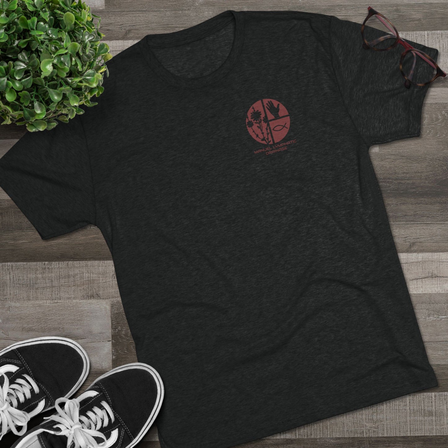 Crew Tee — Manuel Lymphatic Drainage Graphic T‑Shirt