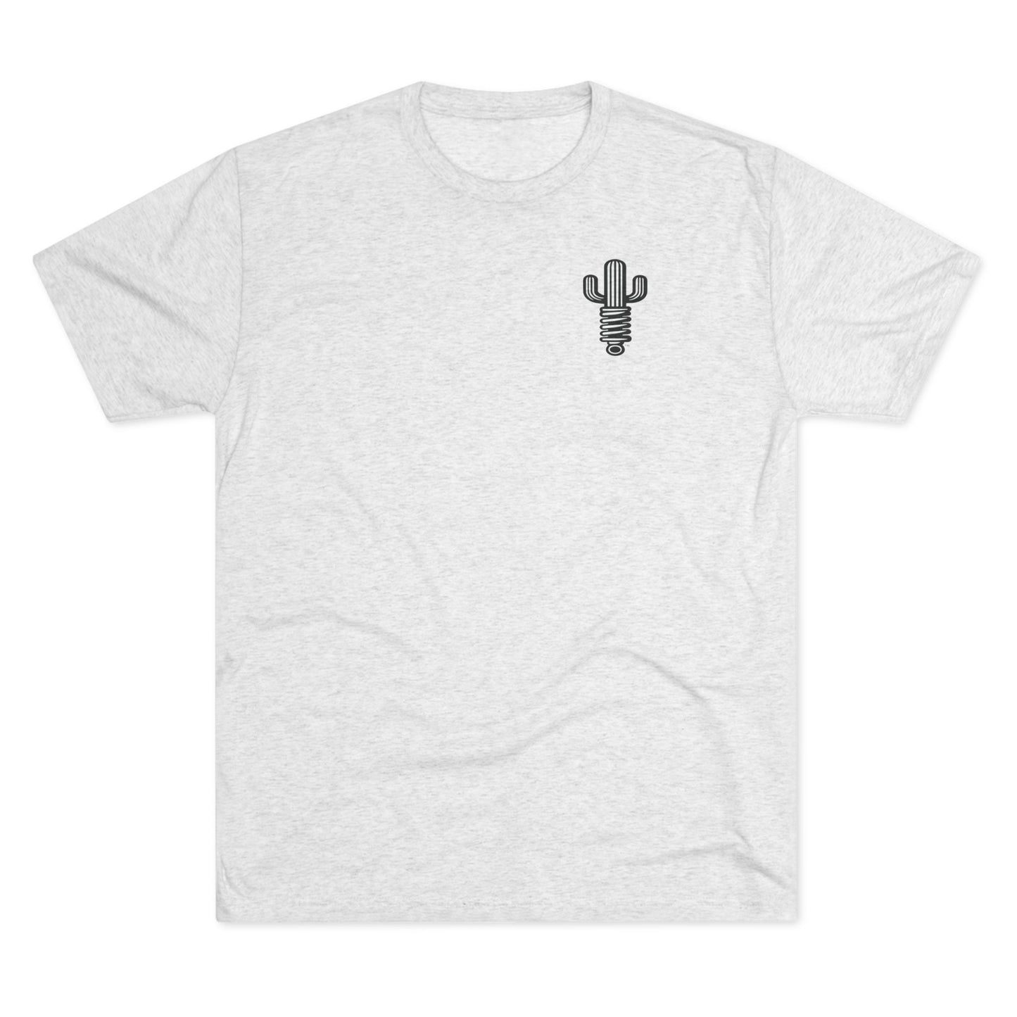 Texas License Plate Cactus Tee — 'Texas Rapduur' Vintage Back Graphic