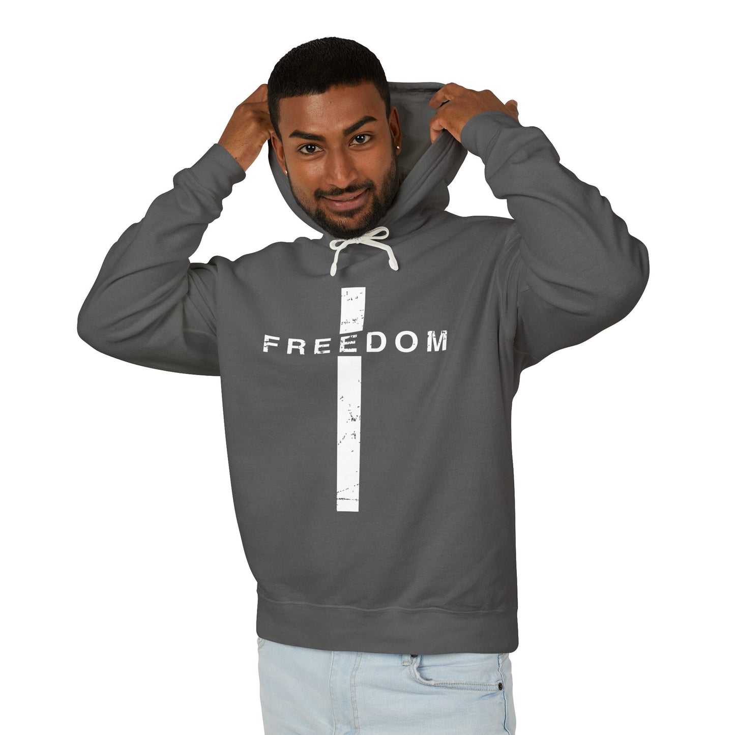 Freedom Cross Lightweight Hoodie - Sacred Terrain Outfitters