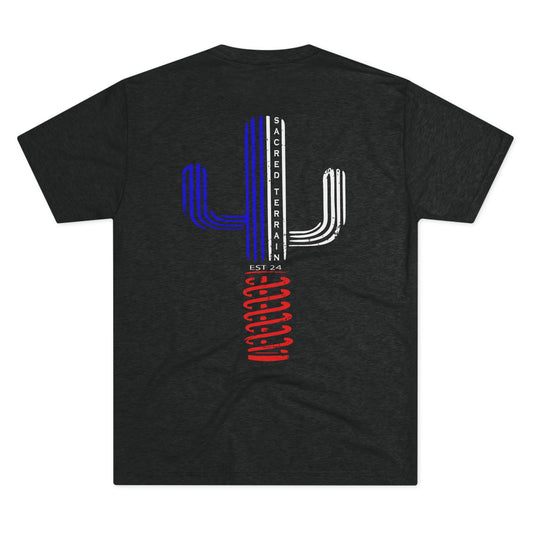 Red, White and Blue Sacred Saguaro