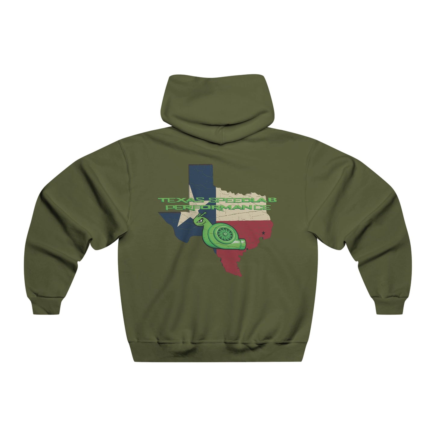 Texas Speedlab Performance | Military Green Hoodie |  Sacred Terrain Outfitters