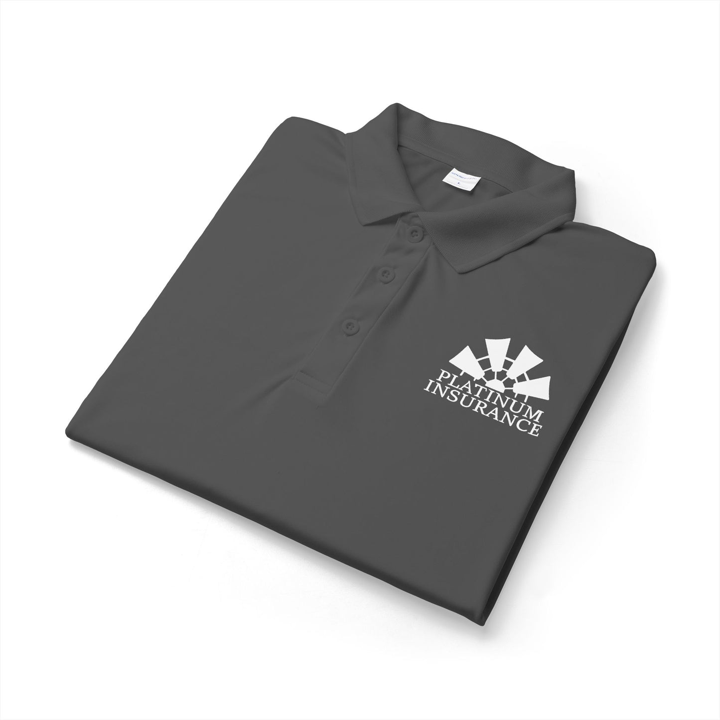Performance Polo Shirt with Subtle Left-Chest Logo — Breathable Sport-Tek Posi-Charge Workwear