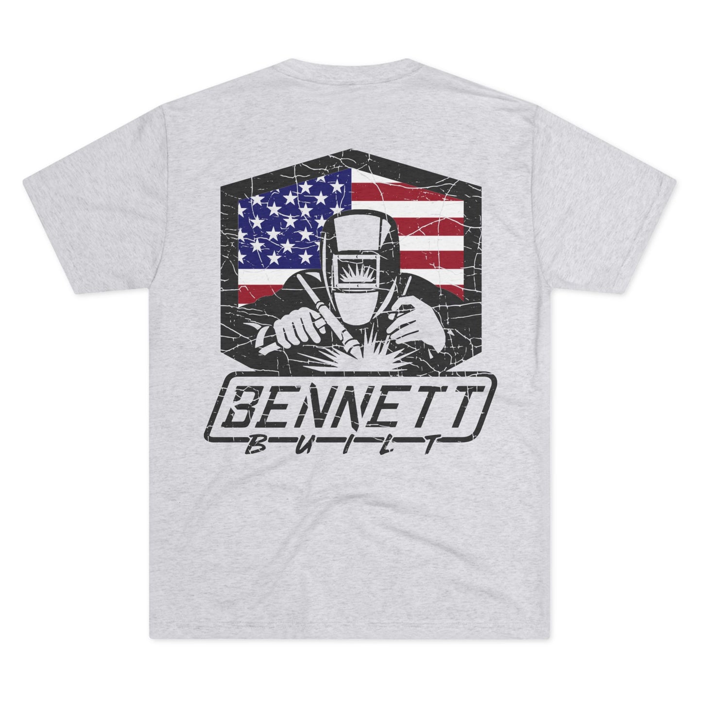 Bennett Built Option B — American Flag Welder Shirt