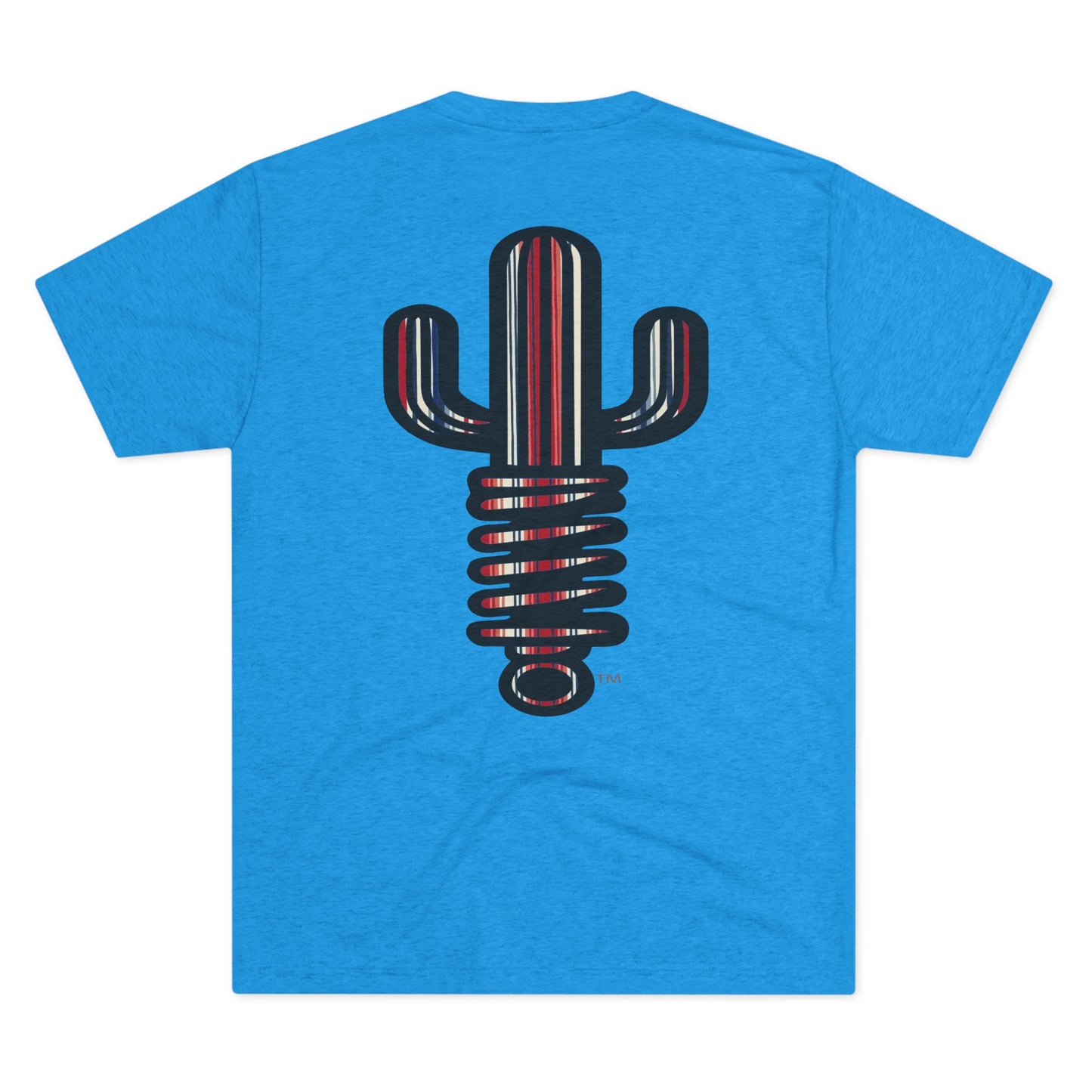 Cactus Serape Tee — Retro Saguaro Graphic T-Shirt