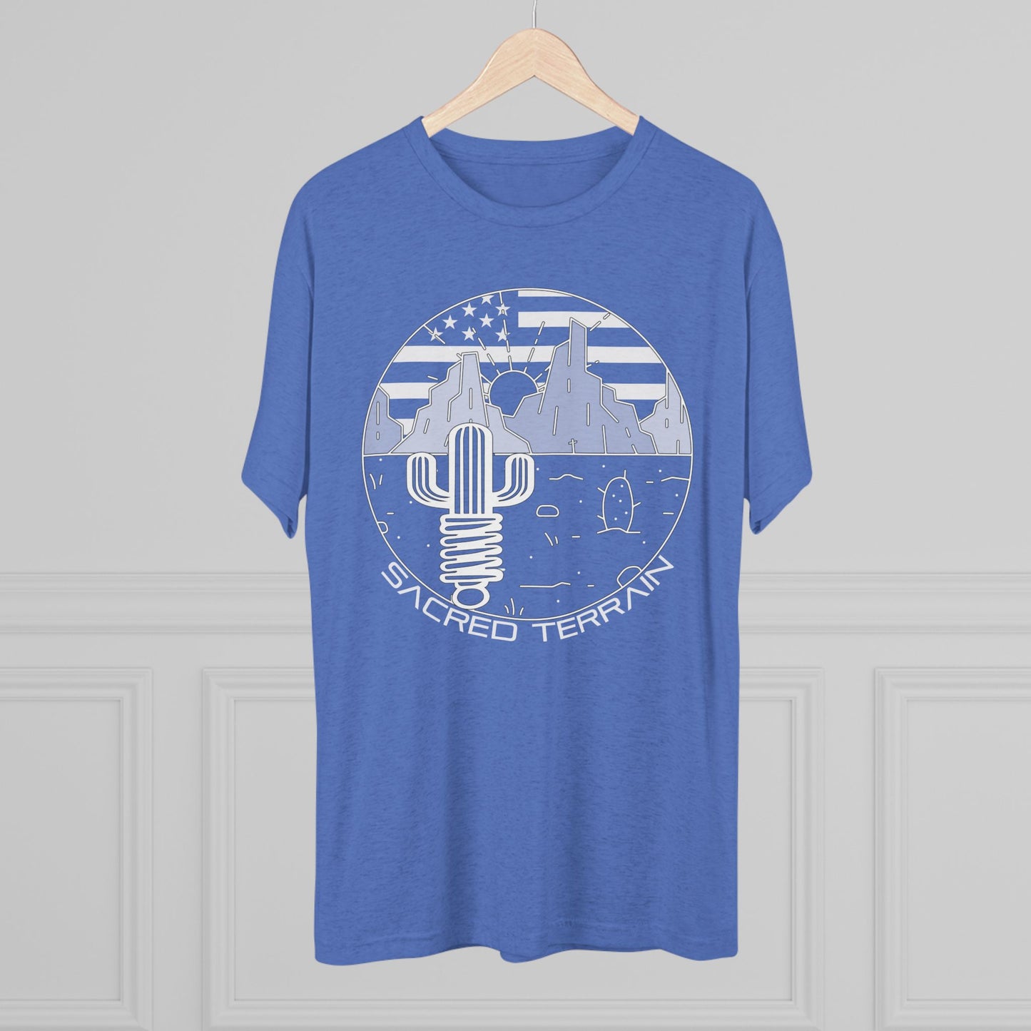 Summer Saguaro — Cactus & American Flag Design