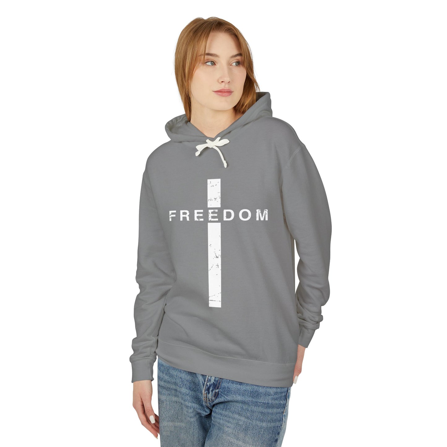 Freedom Cross Lightweight Hoodie - Sacred Terrain Outfitters