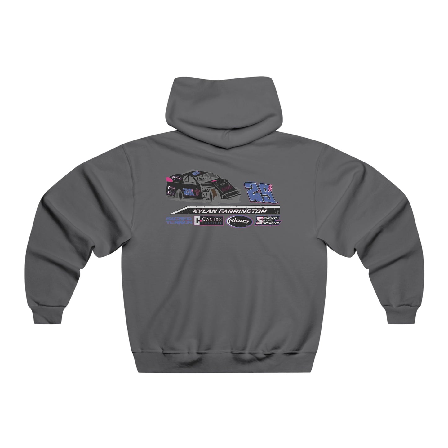 Kylan 29" Race Hoodie — Track Car Graphics & Sponsor Logos
