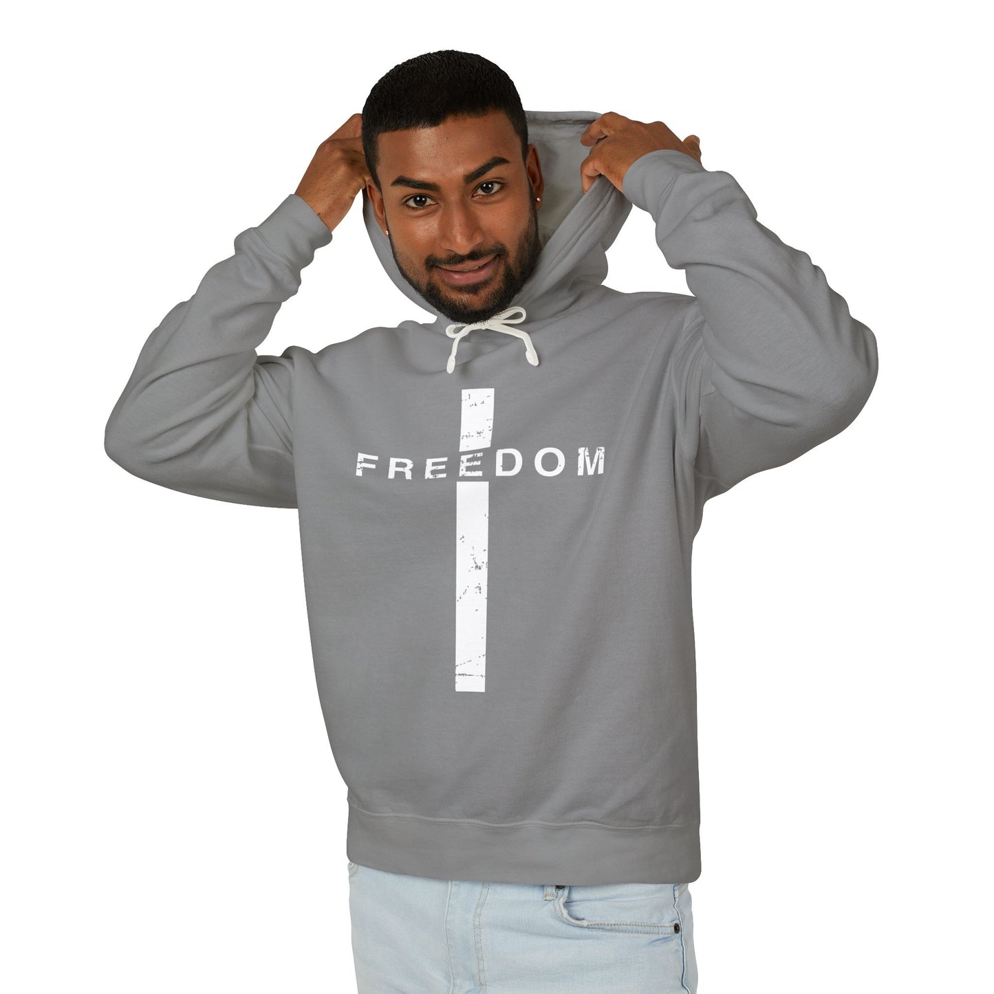 Freedom Cross Lightweight Hoodie - Sacred Terrain Outfitters