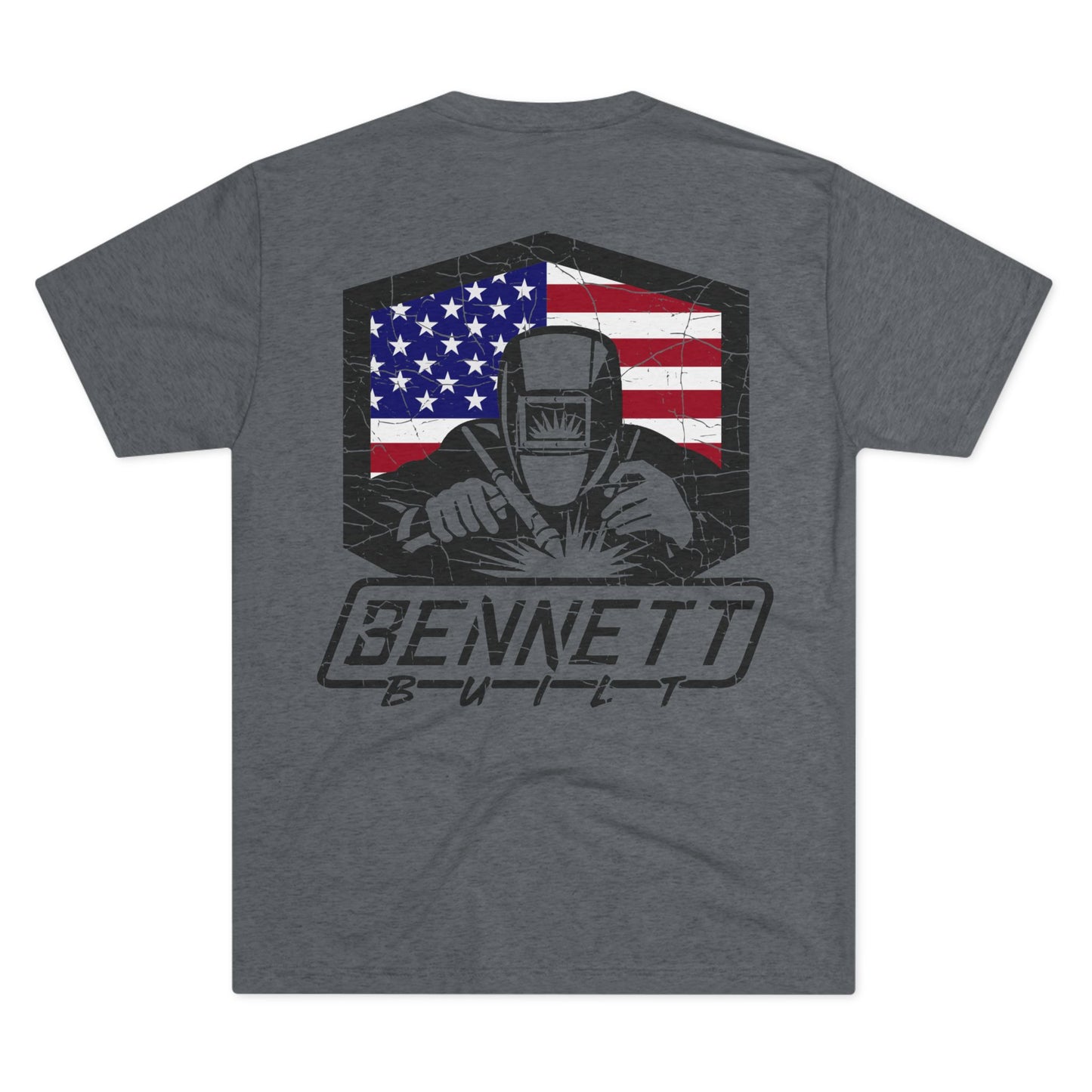 Bennett Built Option B — American Flag Welder Shirt