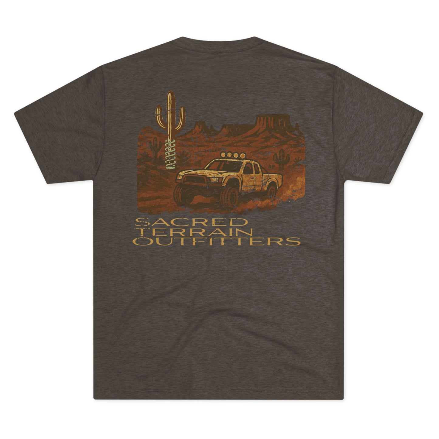 Prerunner/ Sacred Terrain Outfitters/ Unisex Tri-Blend Crew Tee - Sacred Terrain Outfitters Graphic Tee, Casual Wear, Outdoor Adventure Shirt, Road Trip Apparel, Trendy [...]
