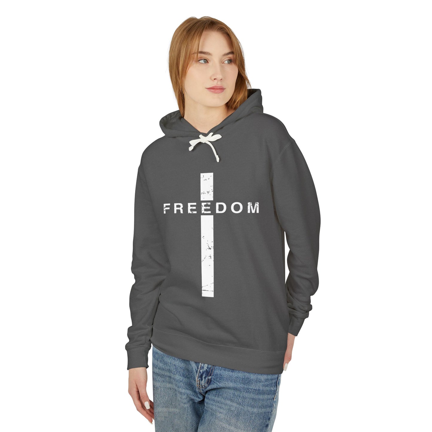 Freedom Cross Lightweight Hoodie - Sacred Terrain Outfitters