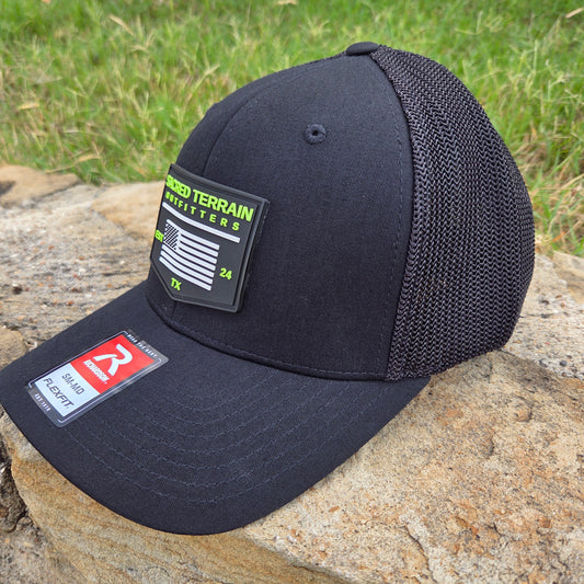 Sacred American PVC Patch | Richardson 110 | SM/MD FLEXFIT | Fitted Cap